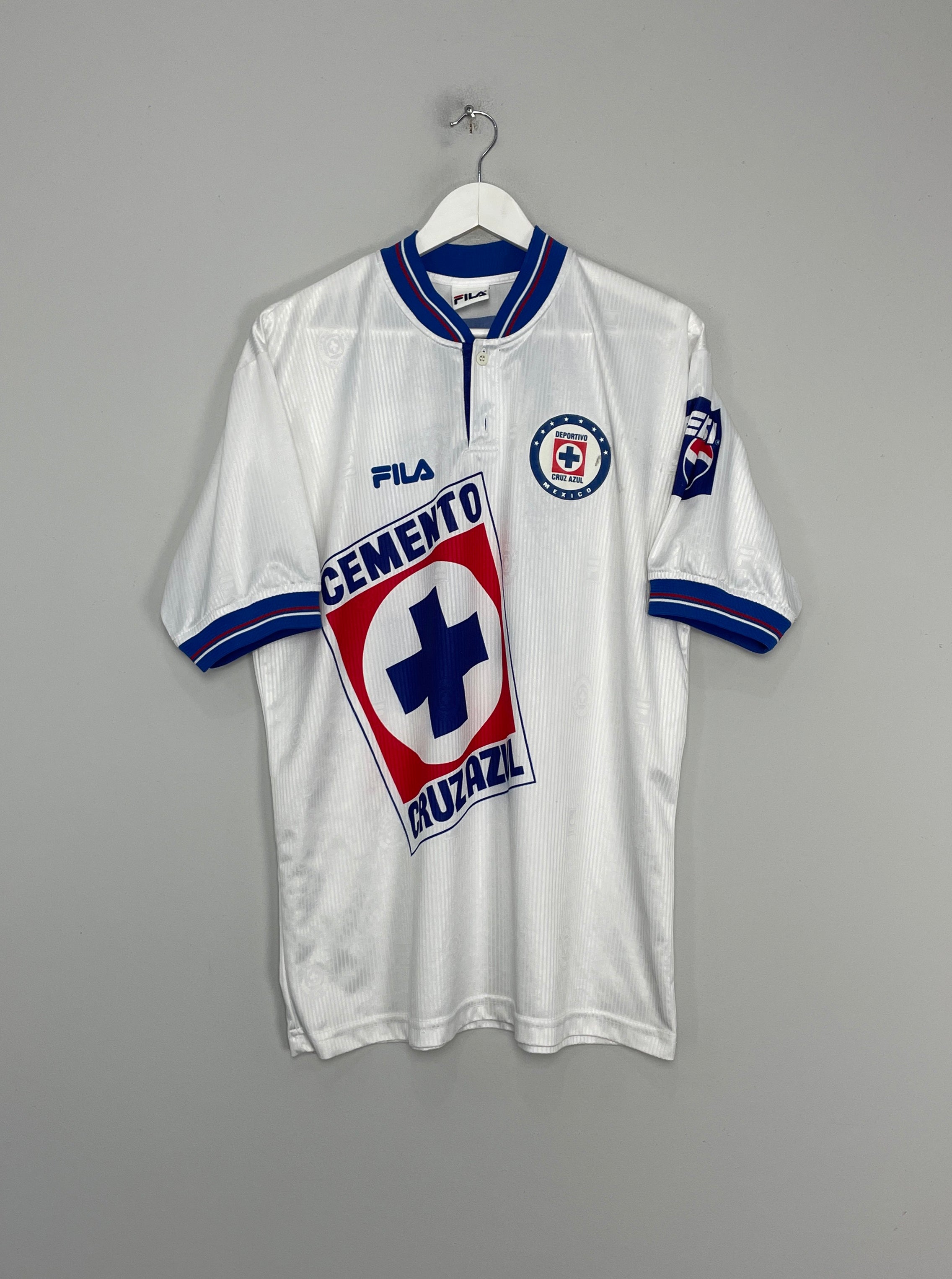 1999/00 CRUZ AZUL #12 HOME AWAY SHIRT (L) FILA