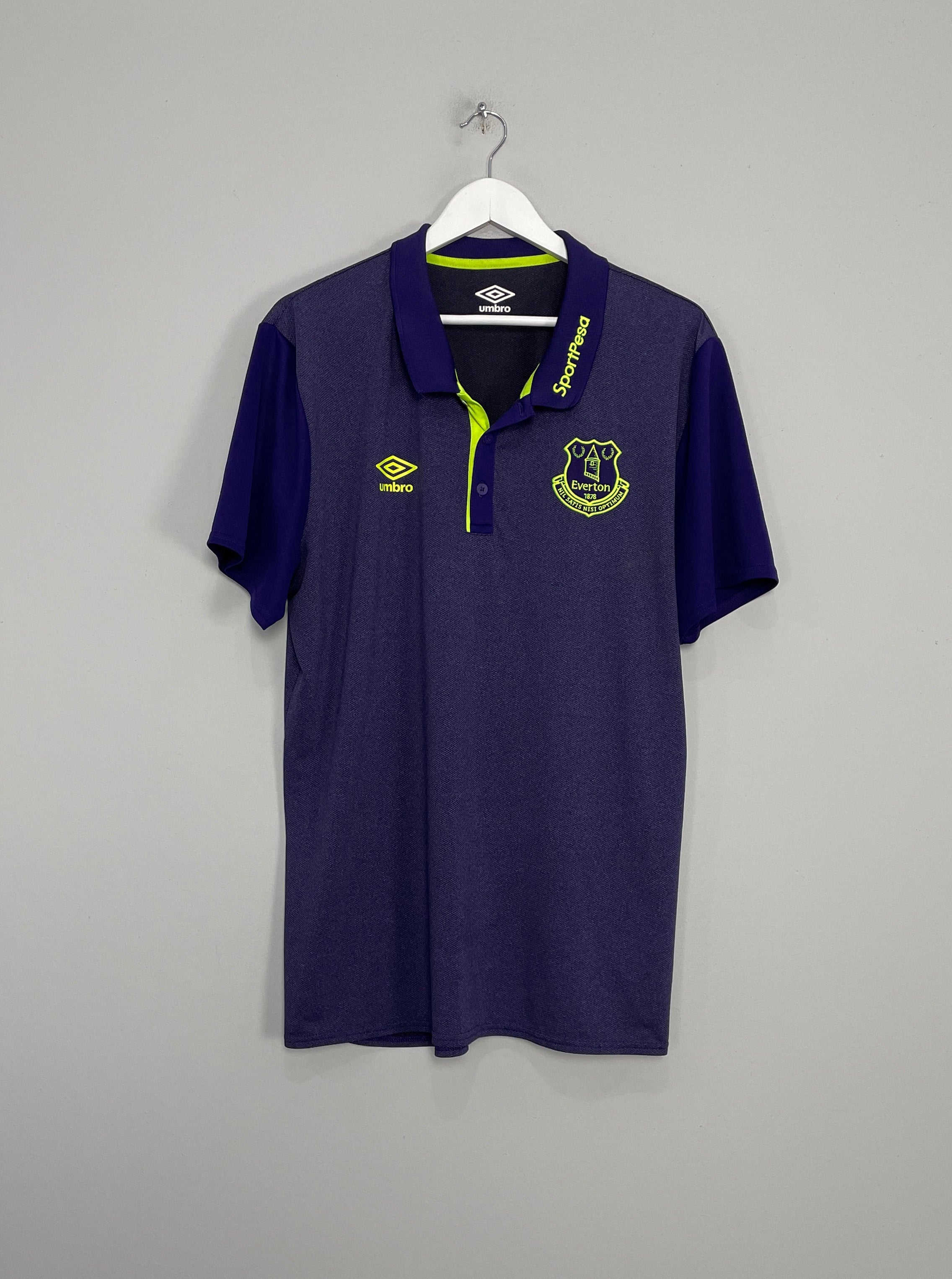 2017/18 EVERTON POLO SHIRT (XXL) UMBRO