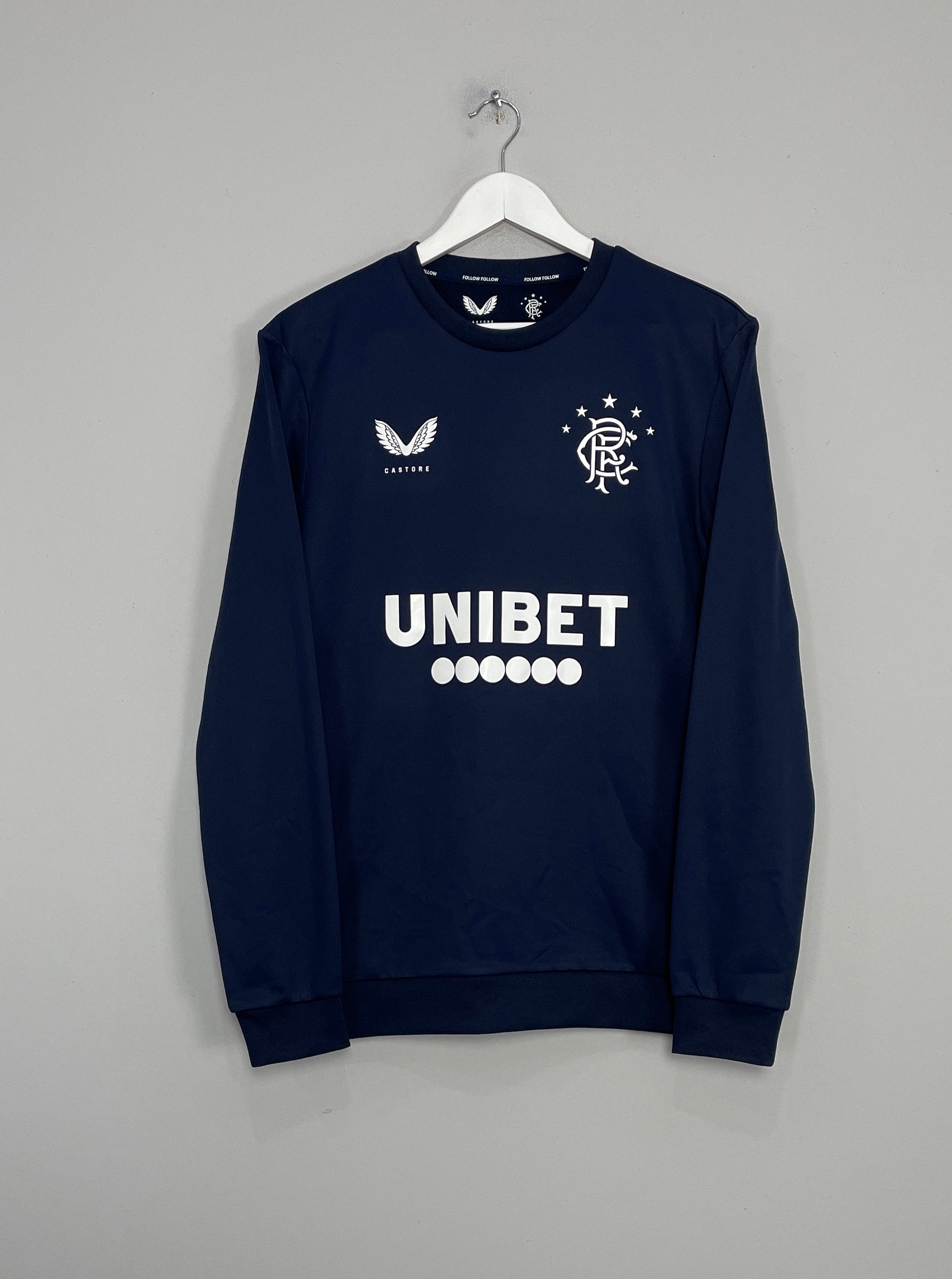 2020/21 RANGERS TRAINING JUMPER (M) CASTORE