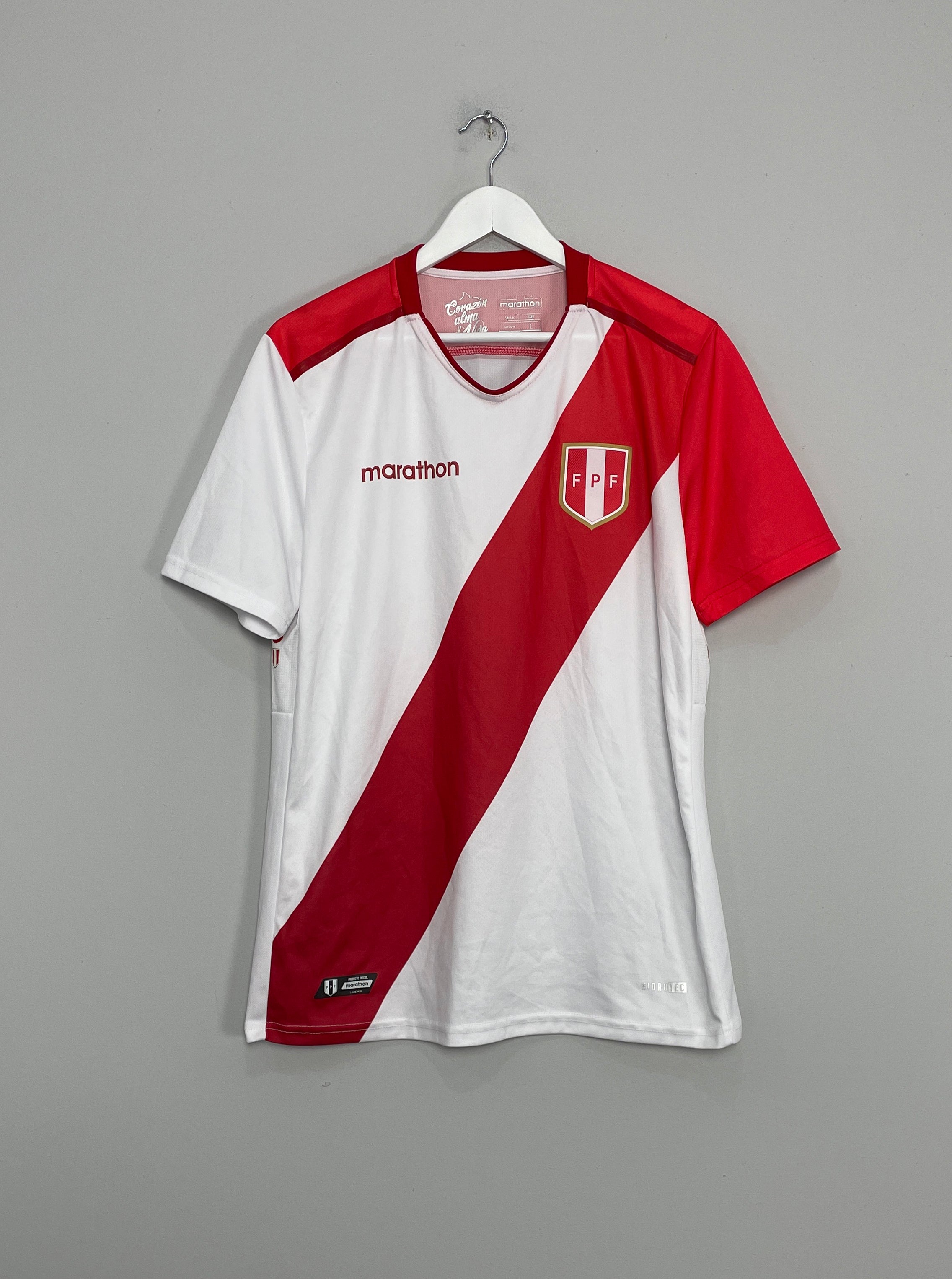 2018/19 PERU HOME SHIRT (L) MARATHON