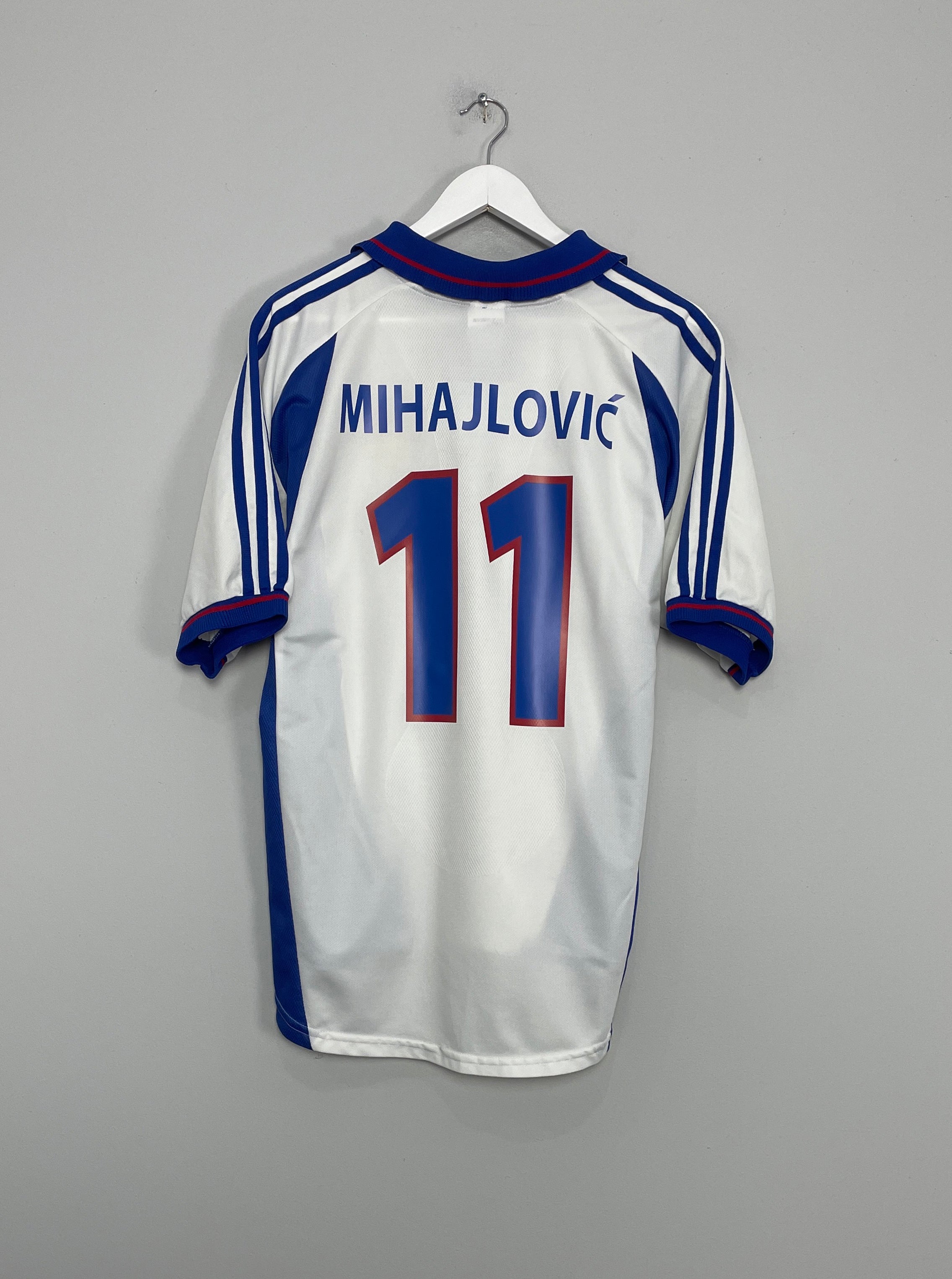 2000/01 YUGOSLAVIA MIHAJLOVIC #11 AWAY SHIRT (L) ADIDAS