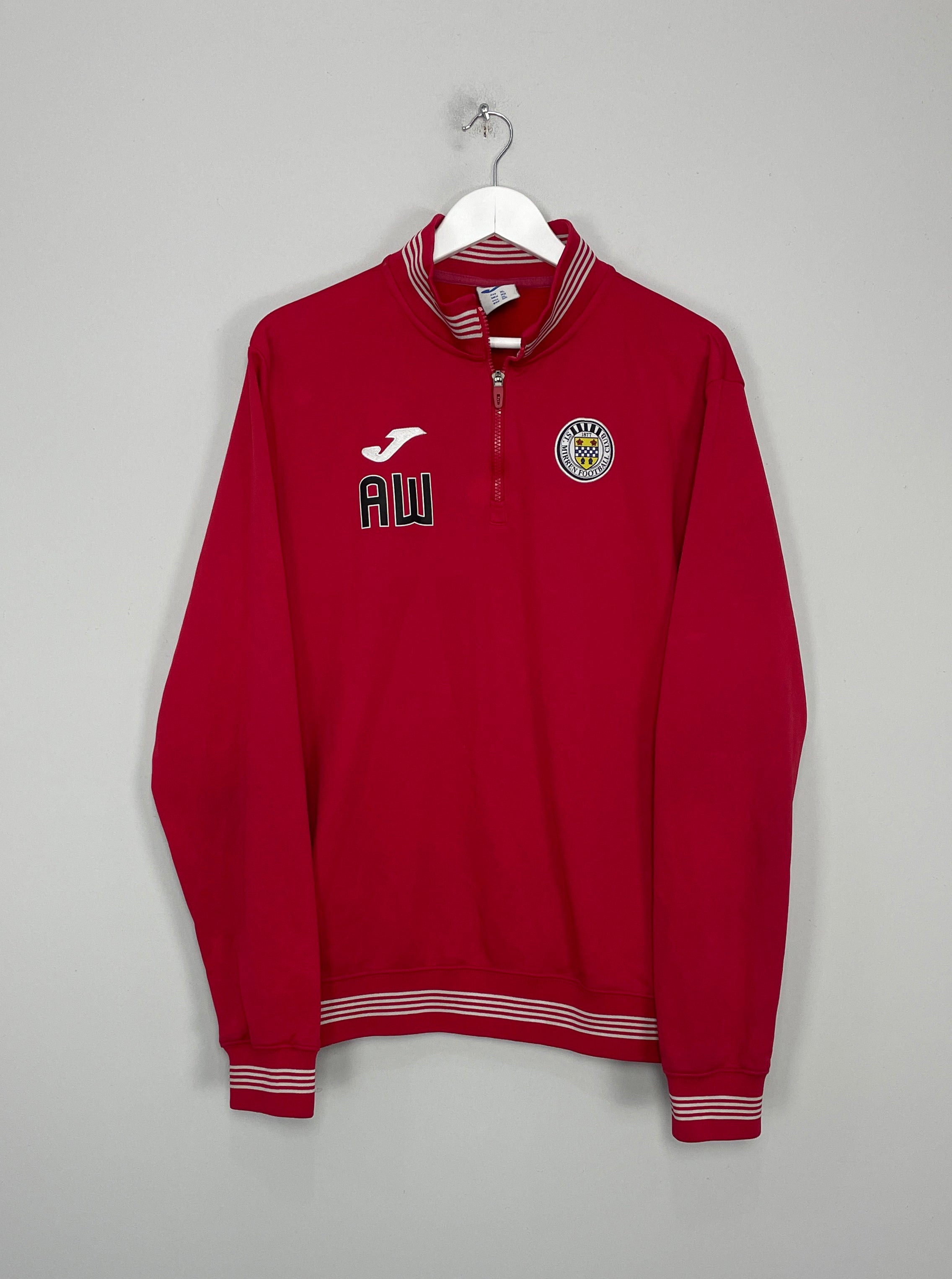 2021/22 ST MIRREN AW STAFF ISSUE 1/4 ZIP JACKET (XL) JOMA