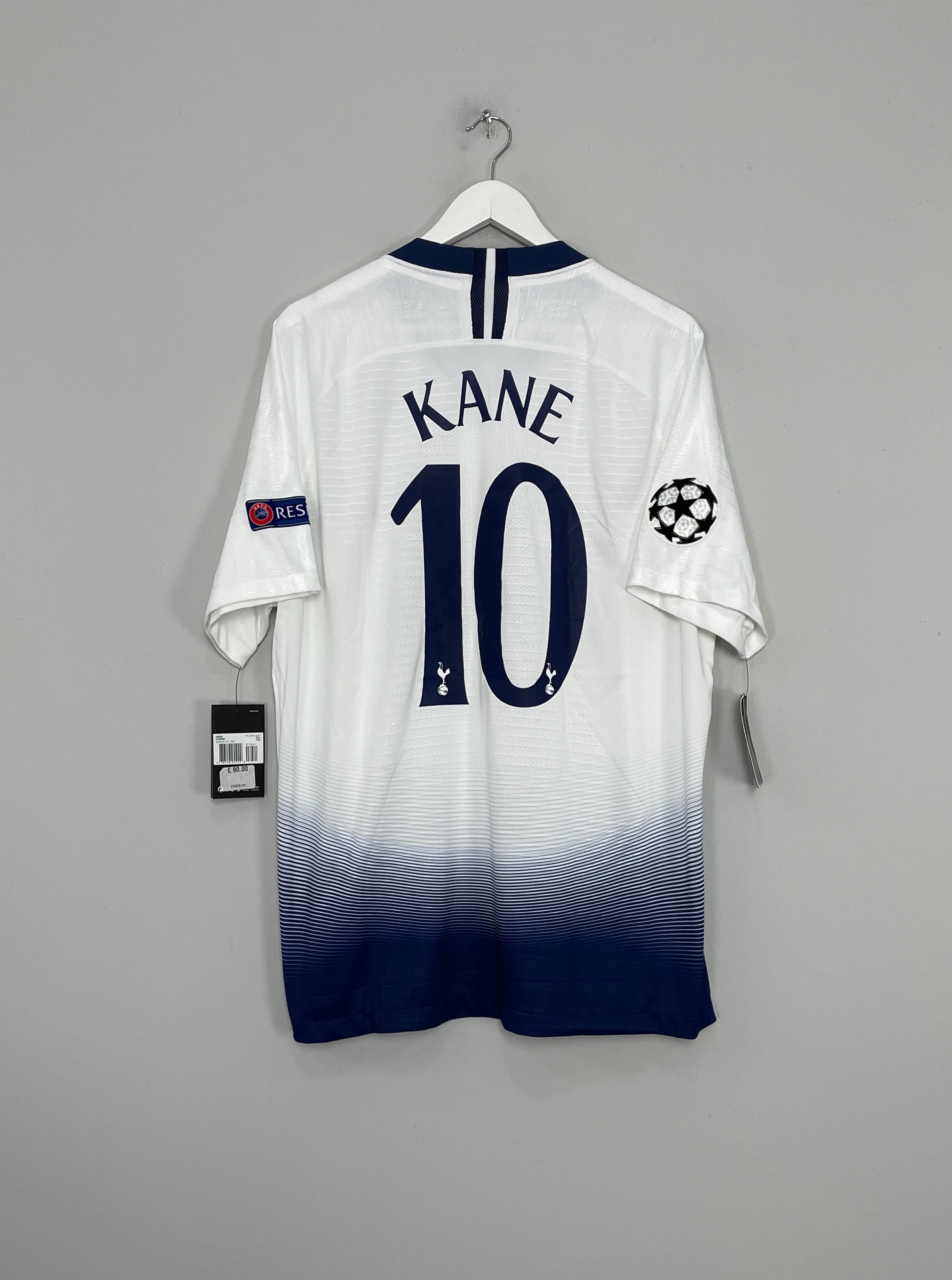 2018/19 TOTTENHAM HOTSPUR KANE #10 *BNWT* VAPOR MATCH CHAMPIONS LEAGUE FINAL HOME SHIRT (XXL) NIKE