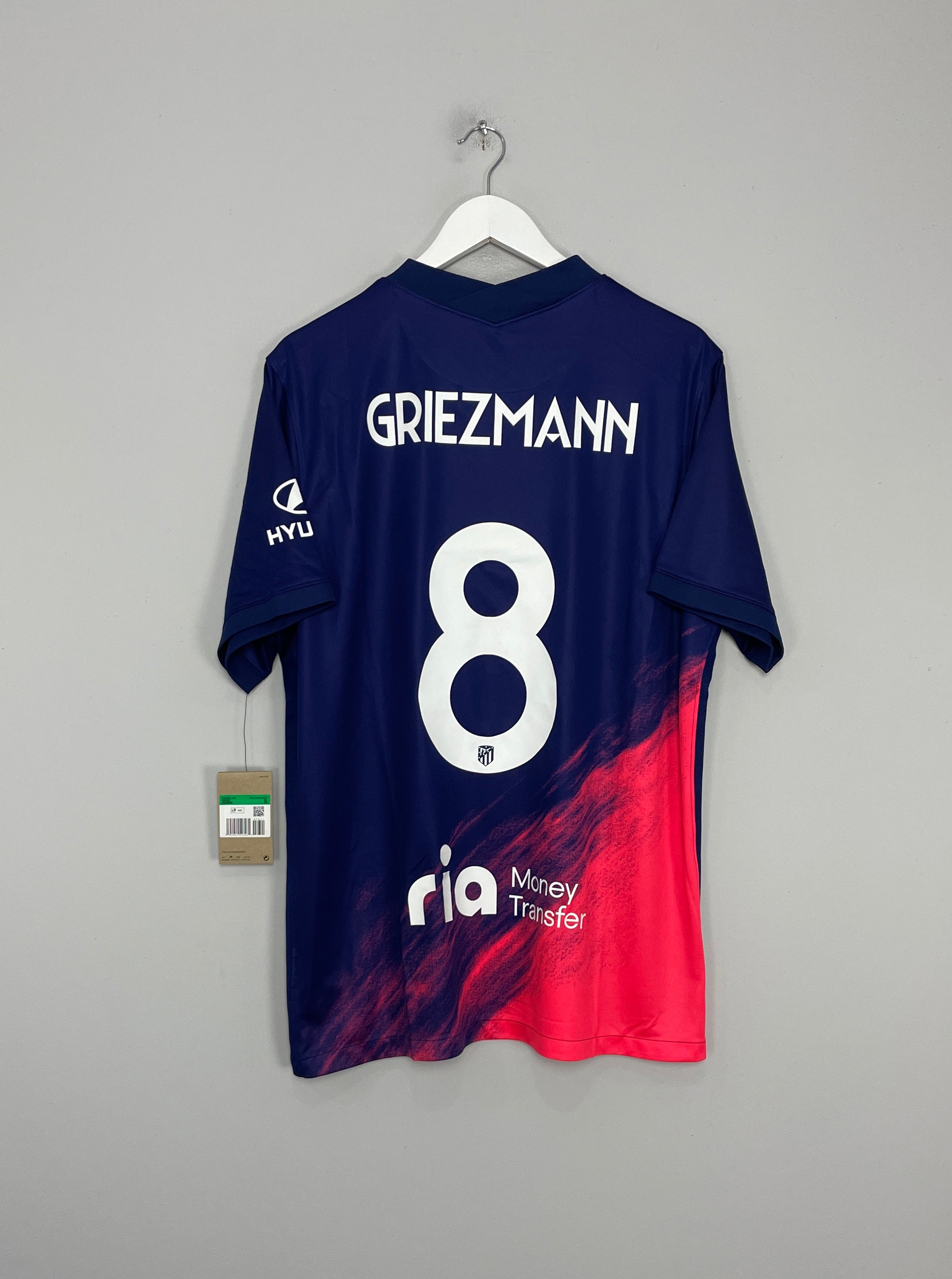 2021/22 ATLETICO MADRID GRIEZMANN #8 *BNWT* AWAY SHIRT (XL) NIKE