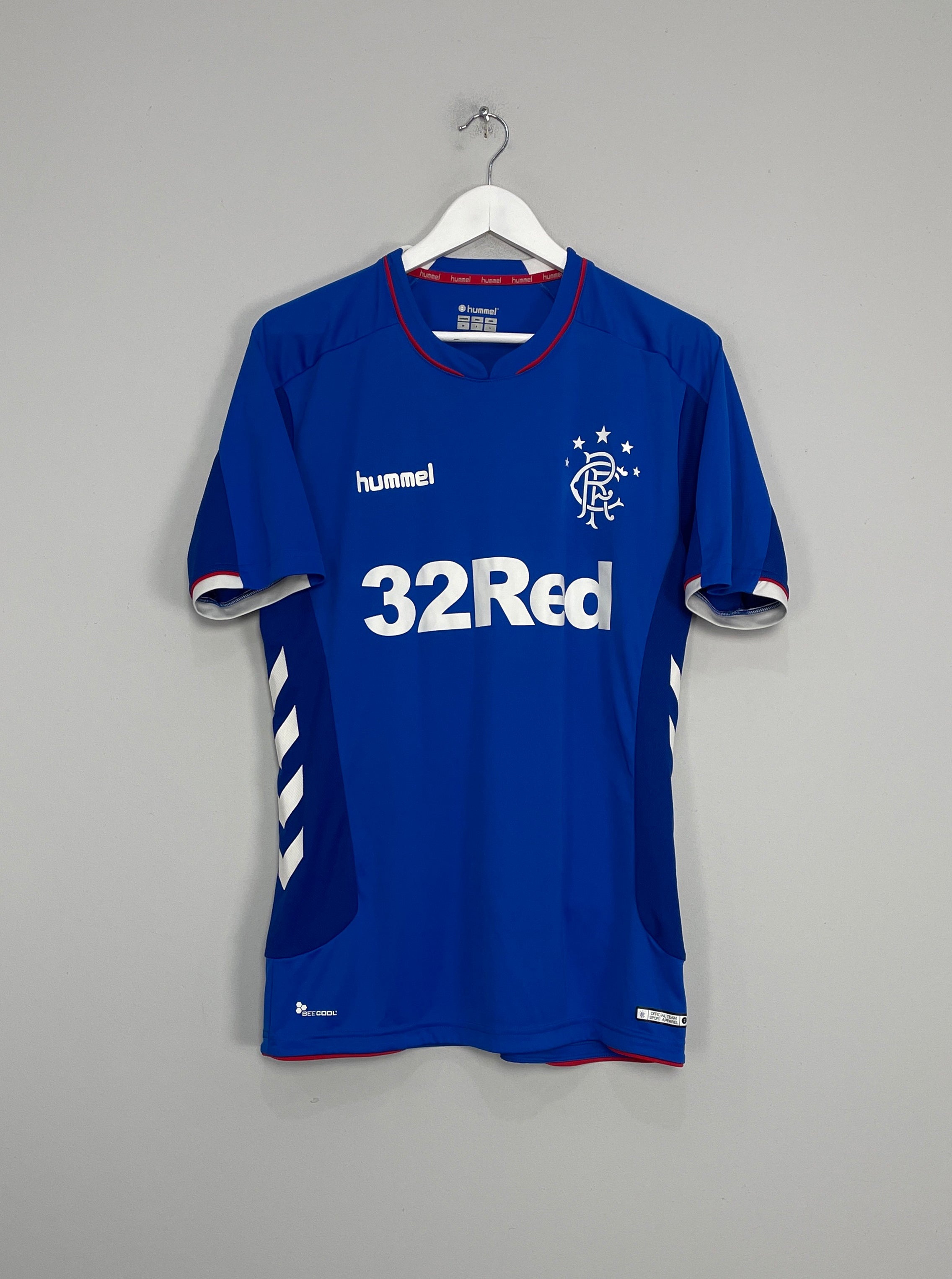 2018/19 RANGERS HOME SHIRT (M) HUMMEL