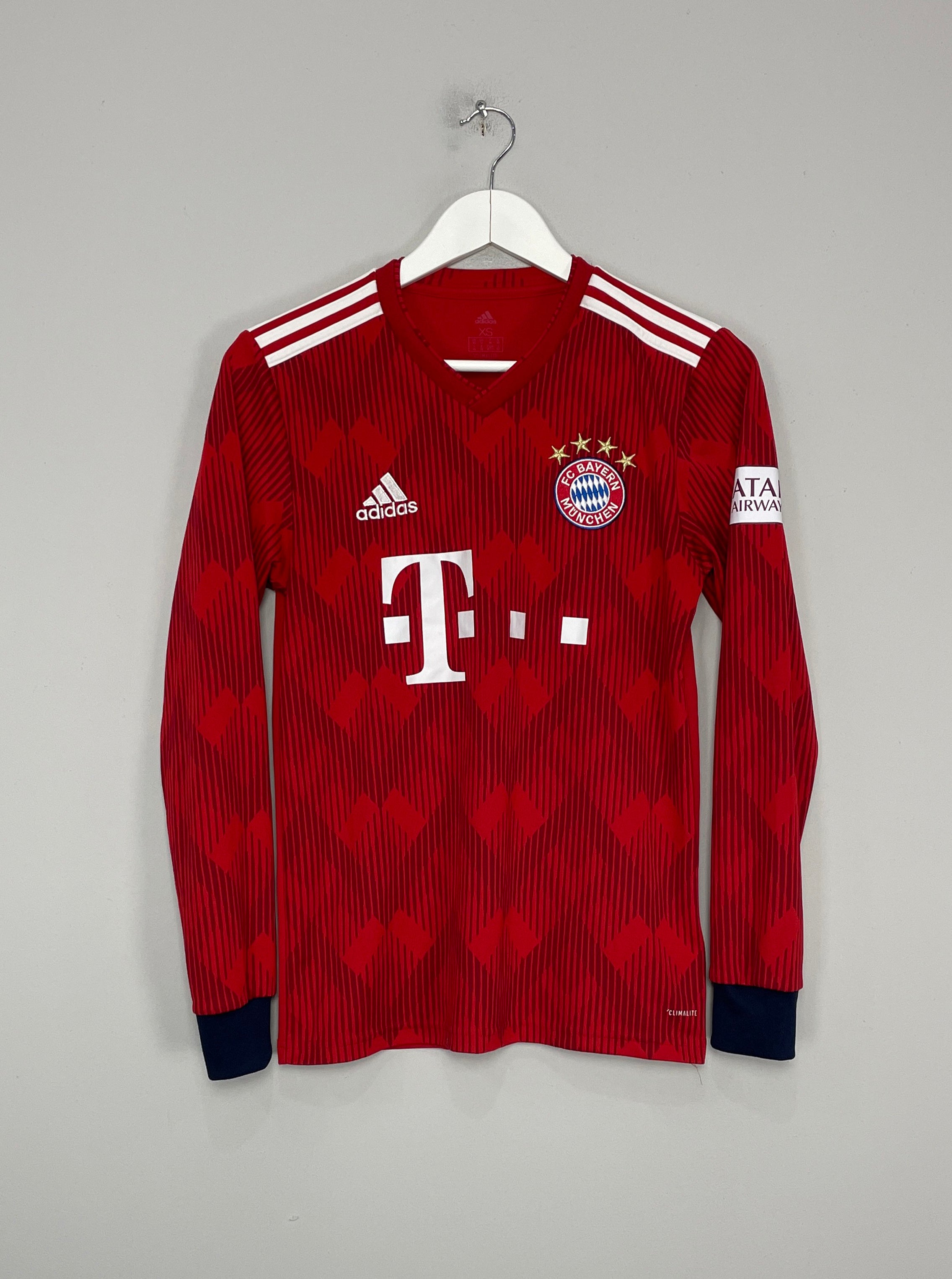 2018/19 BAYERN MUNICH L/S HOME SHIRT (XS) ADIDAS