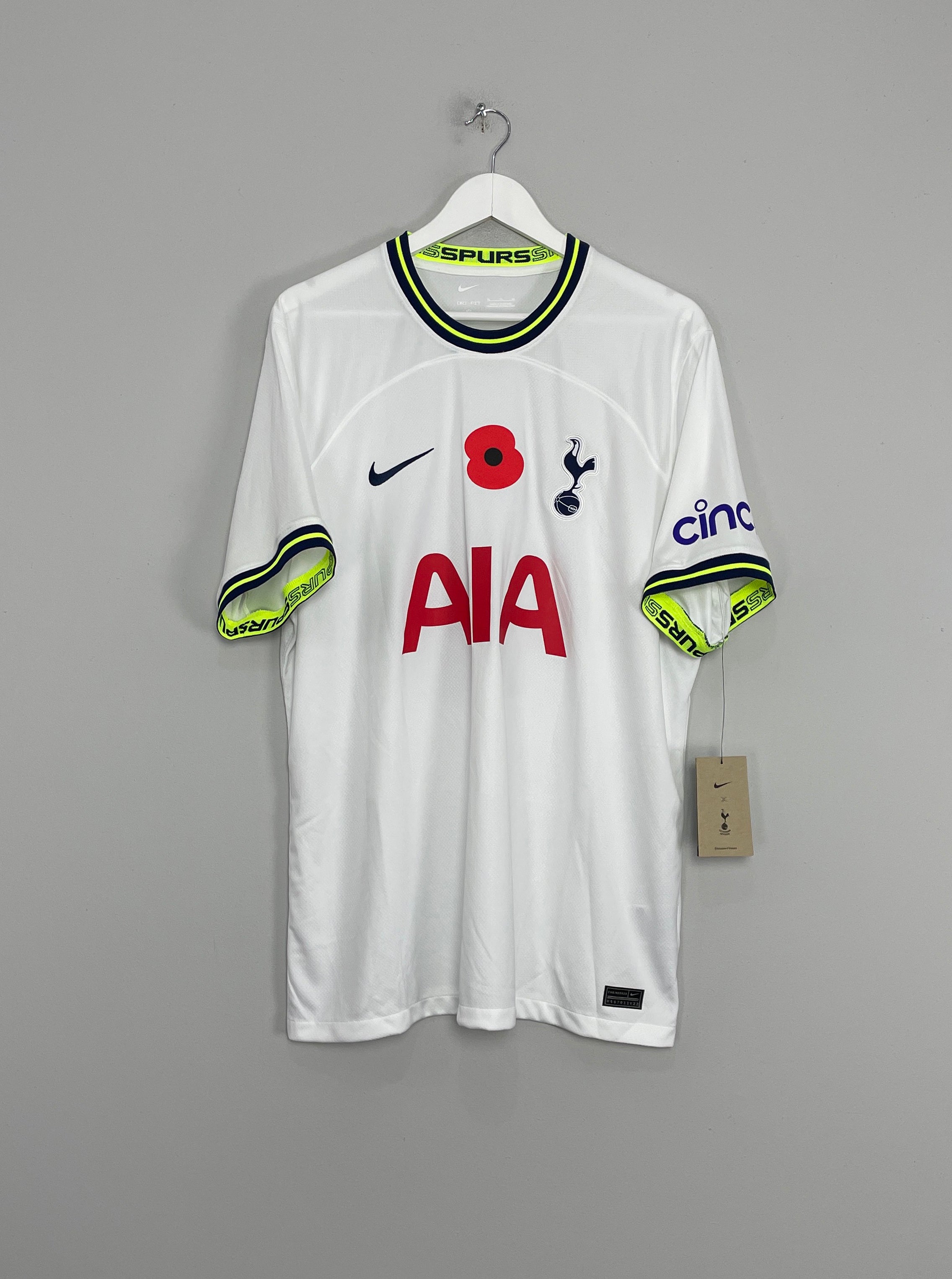 2022/23 TOTTENHAM HOTSPUR KANE #10 *BNWT* HOME SHIRT (XL) NIKE POPPY