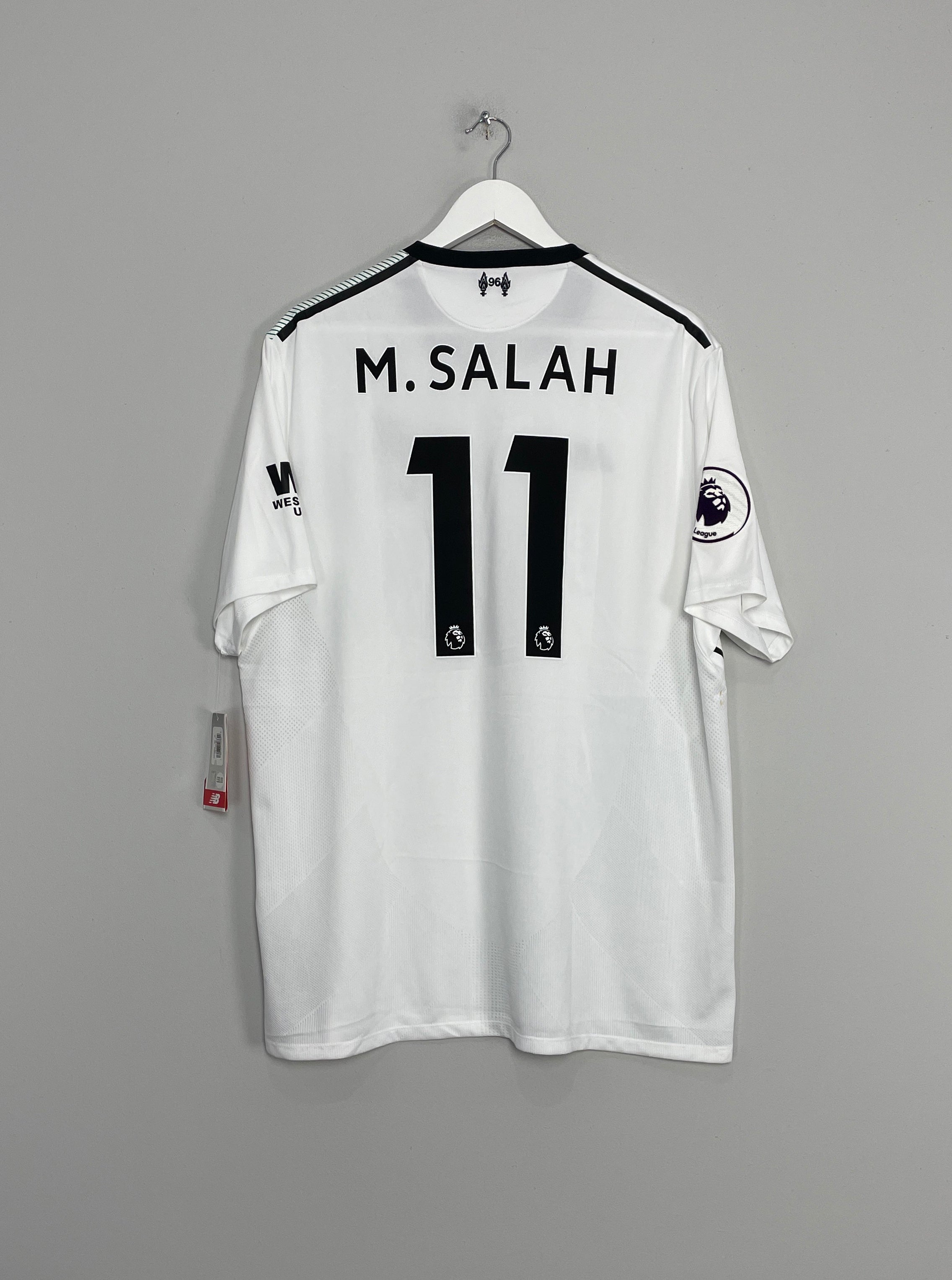 2017/18 LIVERPOOL M.SALAH #11 *BNWT* ANNIVERSARY AWAY SHIRT (XL) NEW BALANCE