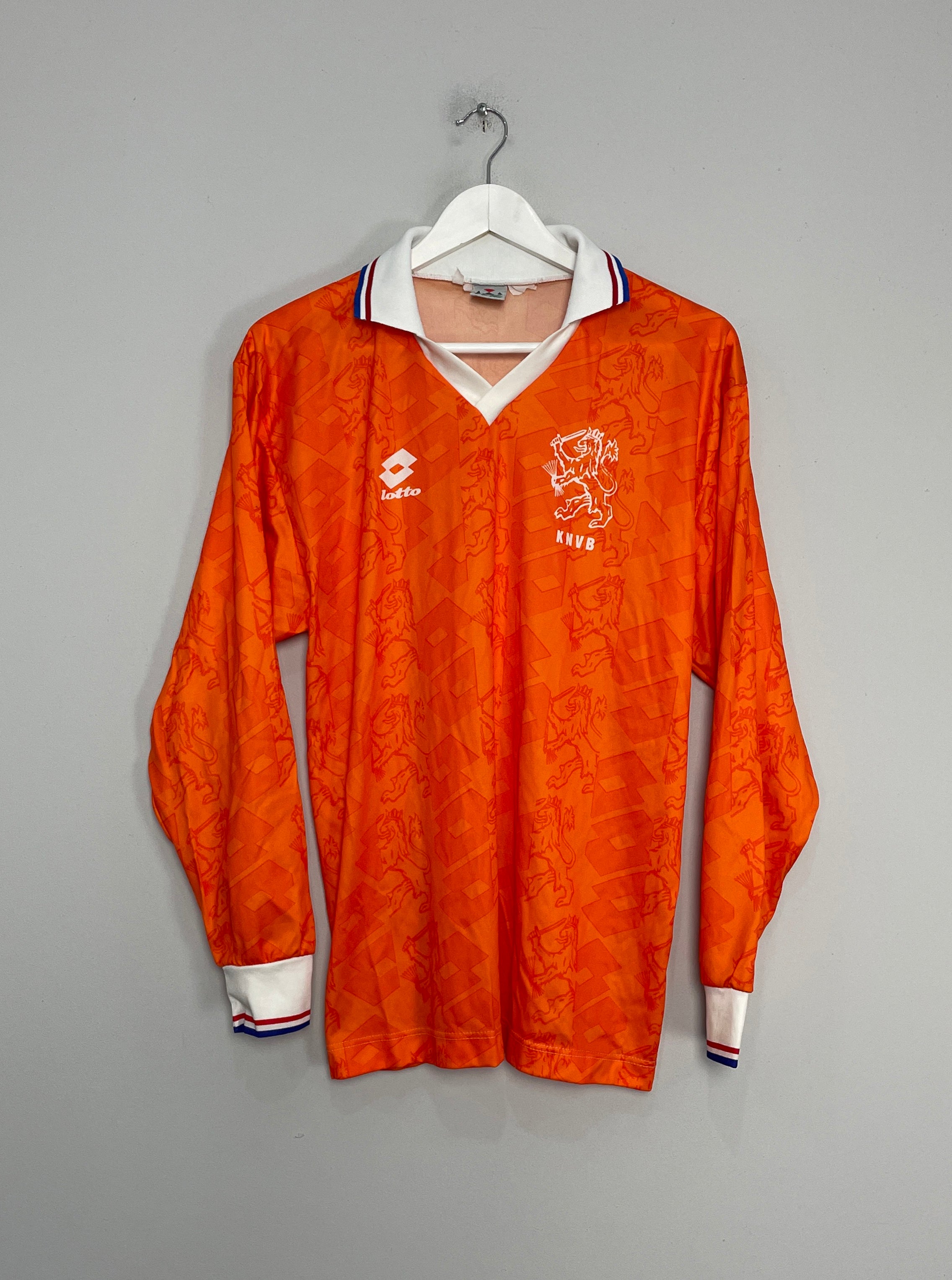 1994 NETHERLANDS L/S HOME SHIRT (S) LOTTO