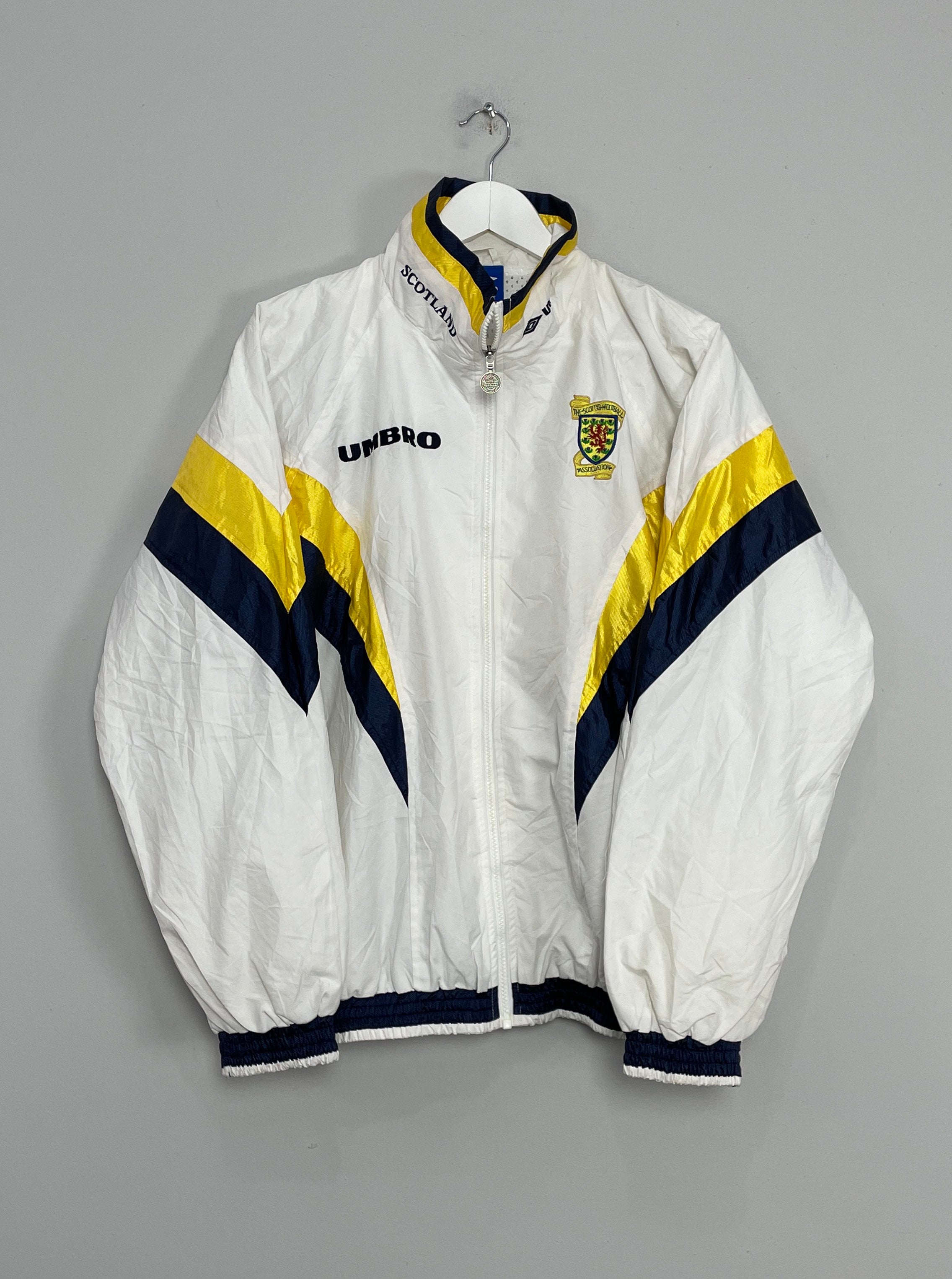 1997/99 SCOTLAND TRAINING JACKET (M) UMBRO