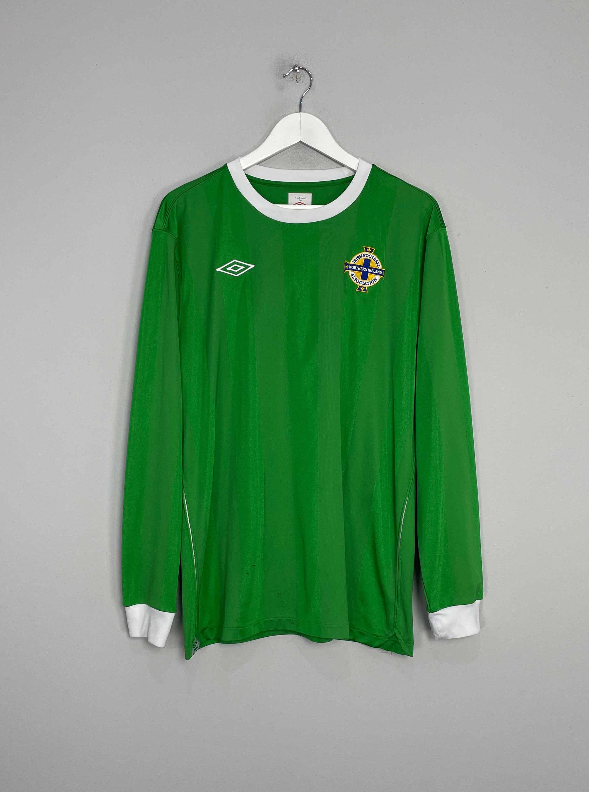 2010/11 NORTHERN IRELAND L/S HOME SHIRT (XL) UMBRO