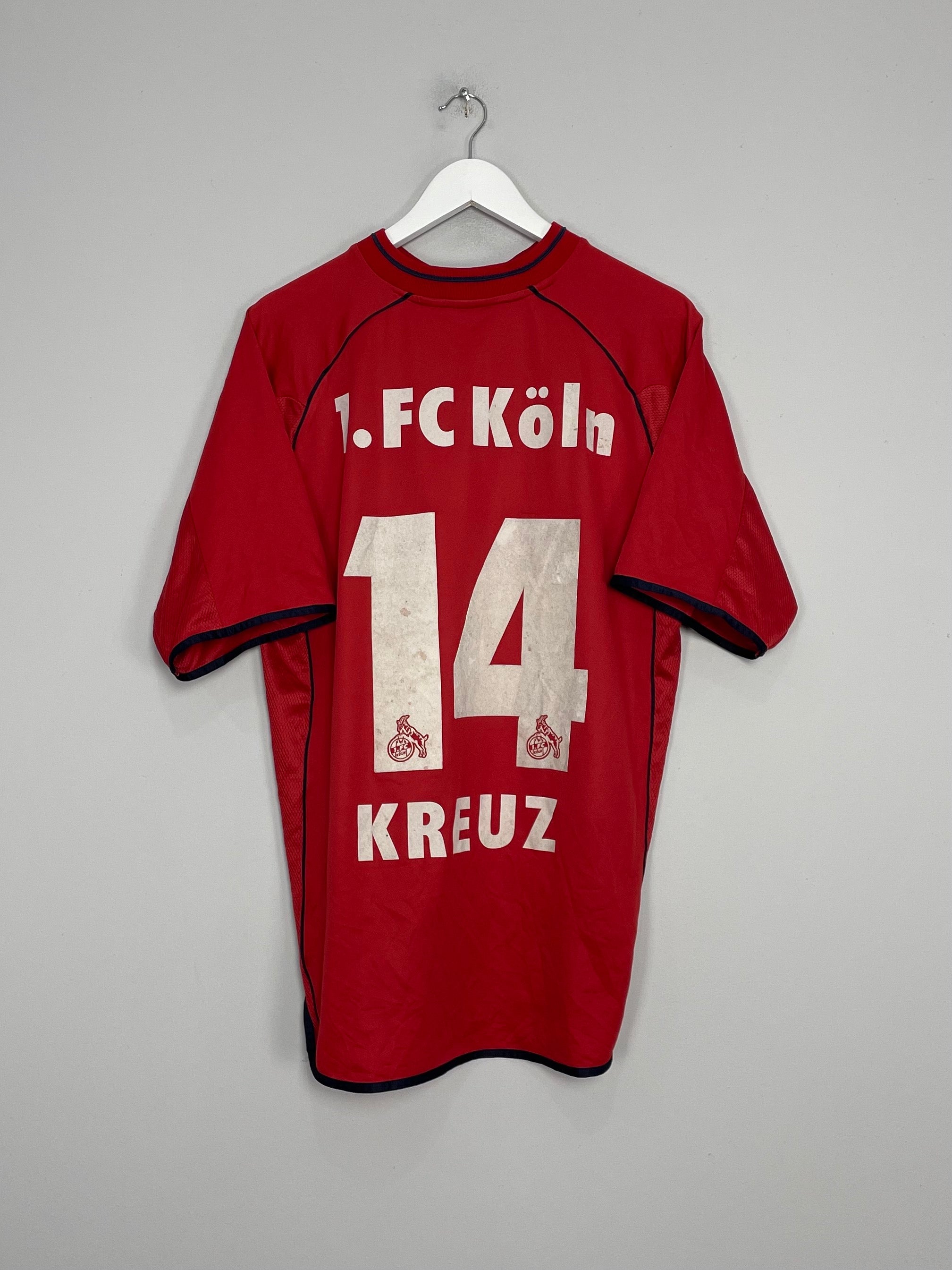 2001/02 FC COLOGNE KREUZ #14 HOME SHIRT (M) PUMA