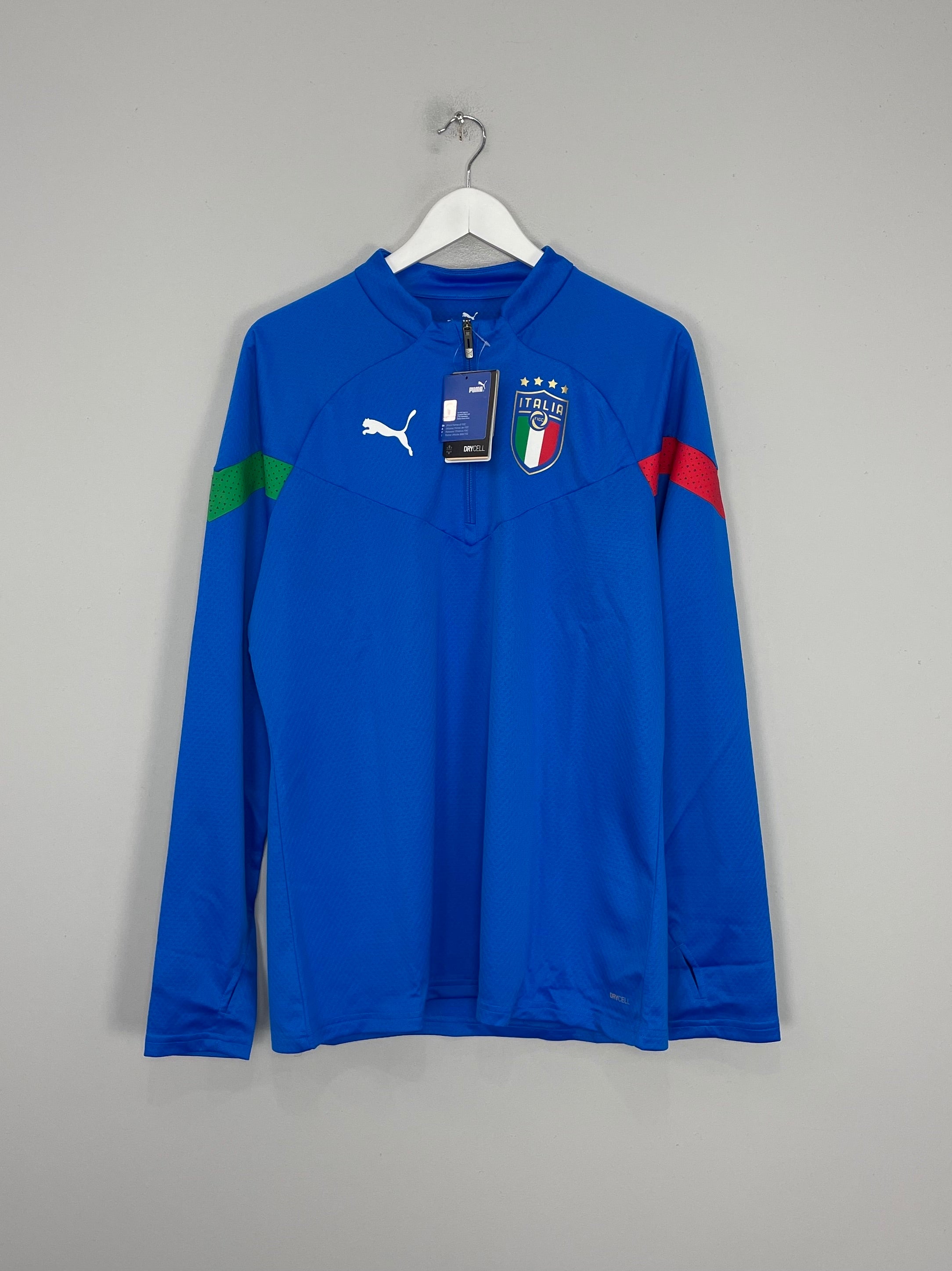 2022/23 ITALY *BNWT* 1/4 ZIP TRAINING JUMPER (MULTIPLE SIZES) PUMA, XS / Italy / 2022