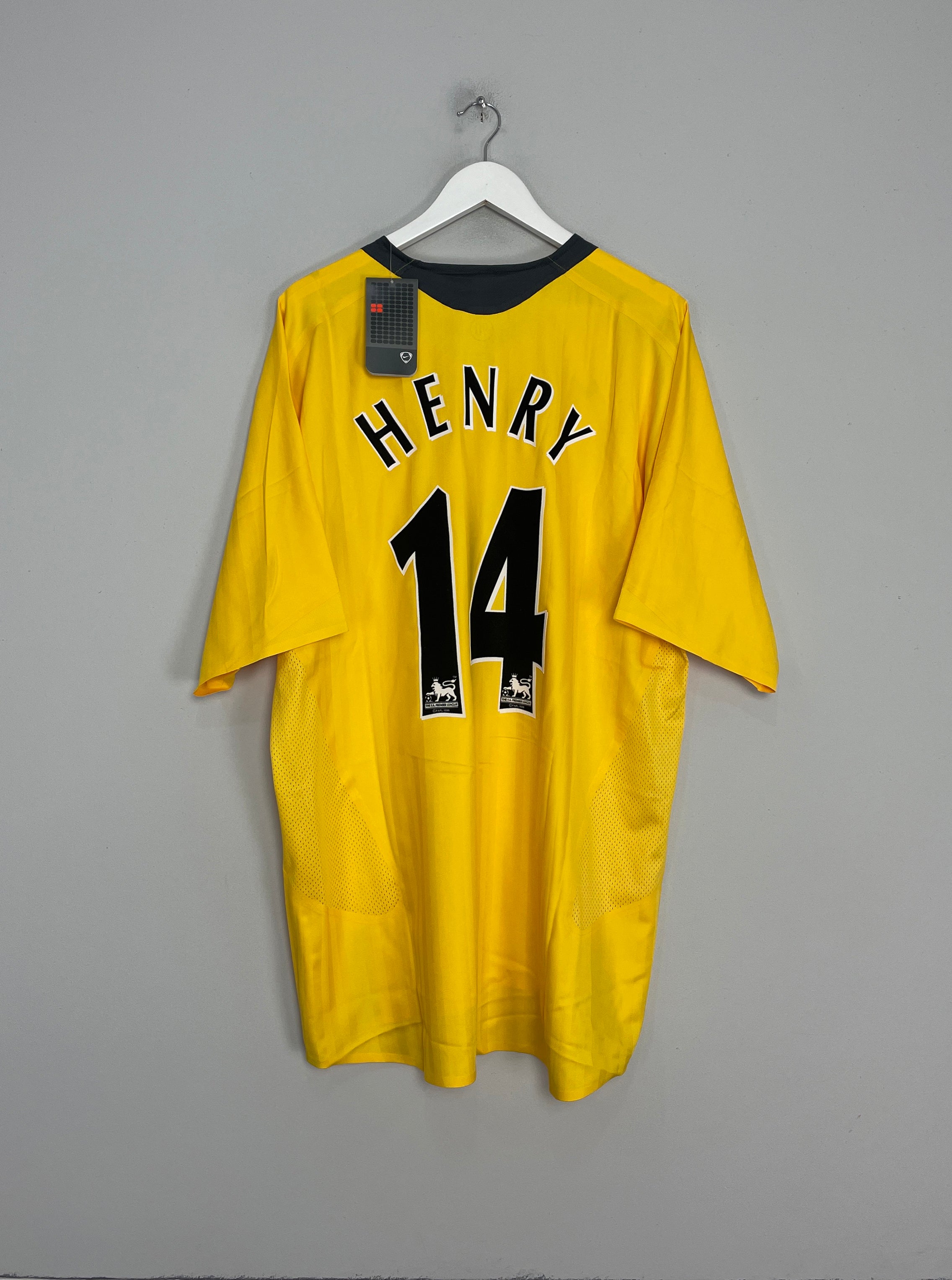 2006/07 ARSENAL HENRY #14 *BNWT* PLAYER ISSUE AWAY SHIRT (XXL) NIKE