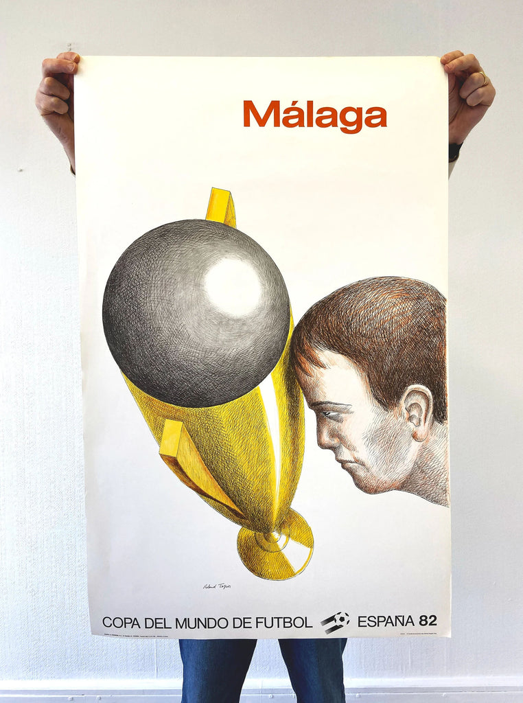 cult kits 1982 espana world cup prints Roland Topor Malaga print