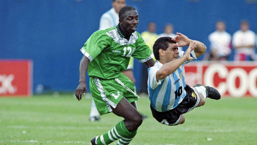 Nigeria 1994 Kit Featuring Diego Maradona | Cult Kits