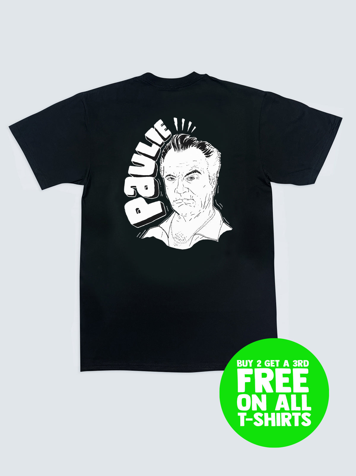 PAULIE WALNUTS TEE, XXL / Black