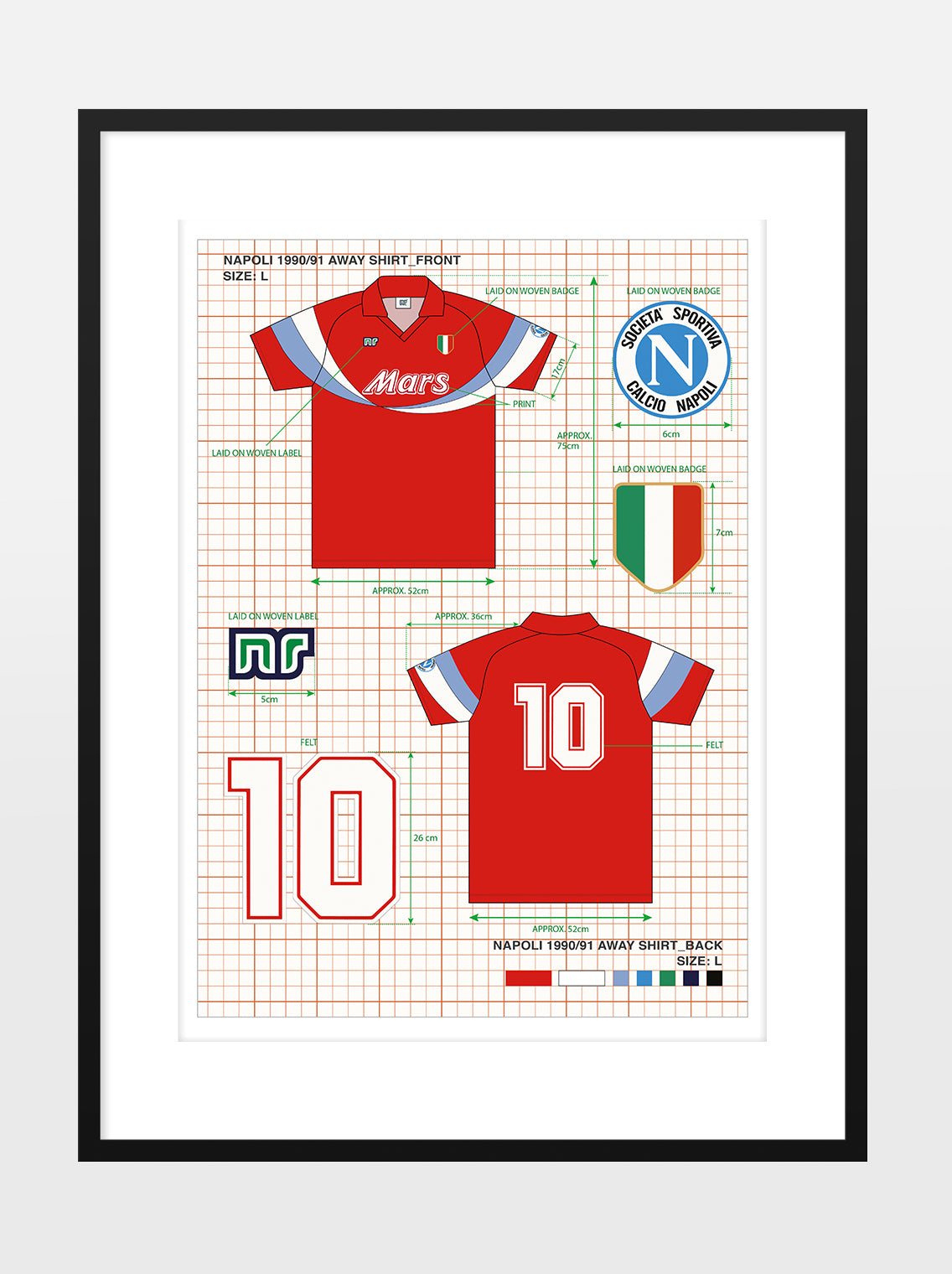 Iconic Kit Design - Napoli Ennerre Print