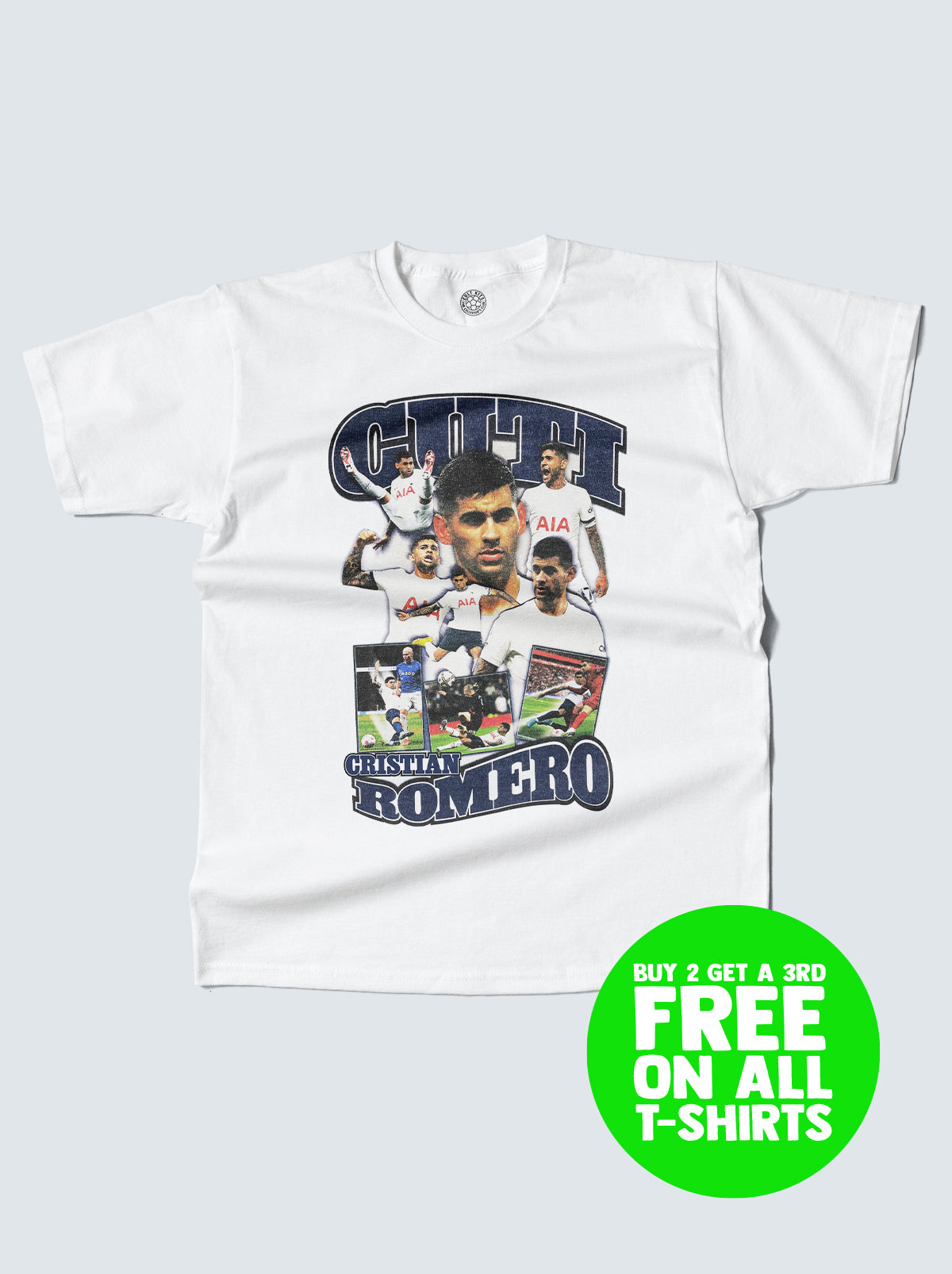 TOTTENHAM HOTSPUR ROMERO BOOTLEG TEE, XXL / Tottenham / White