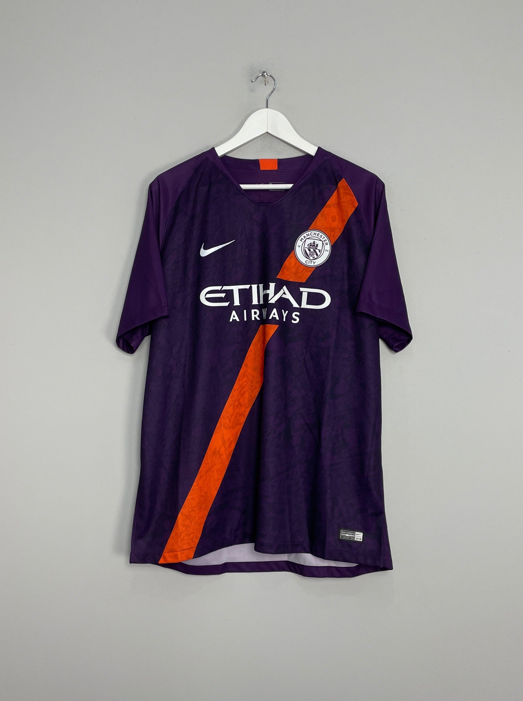 2018/19 MANCHESTER CITY THIRD SHIRT (XL) NIKE