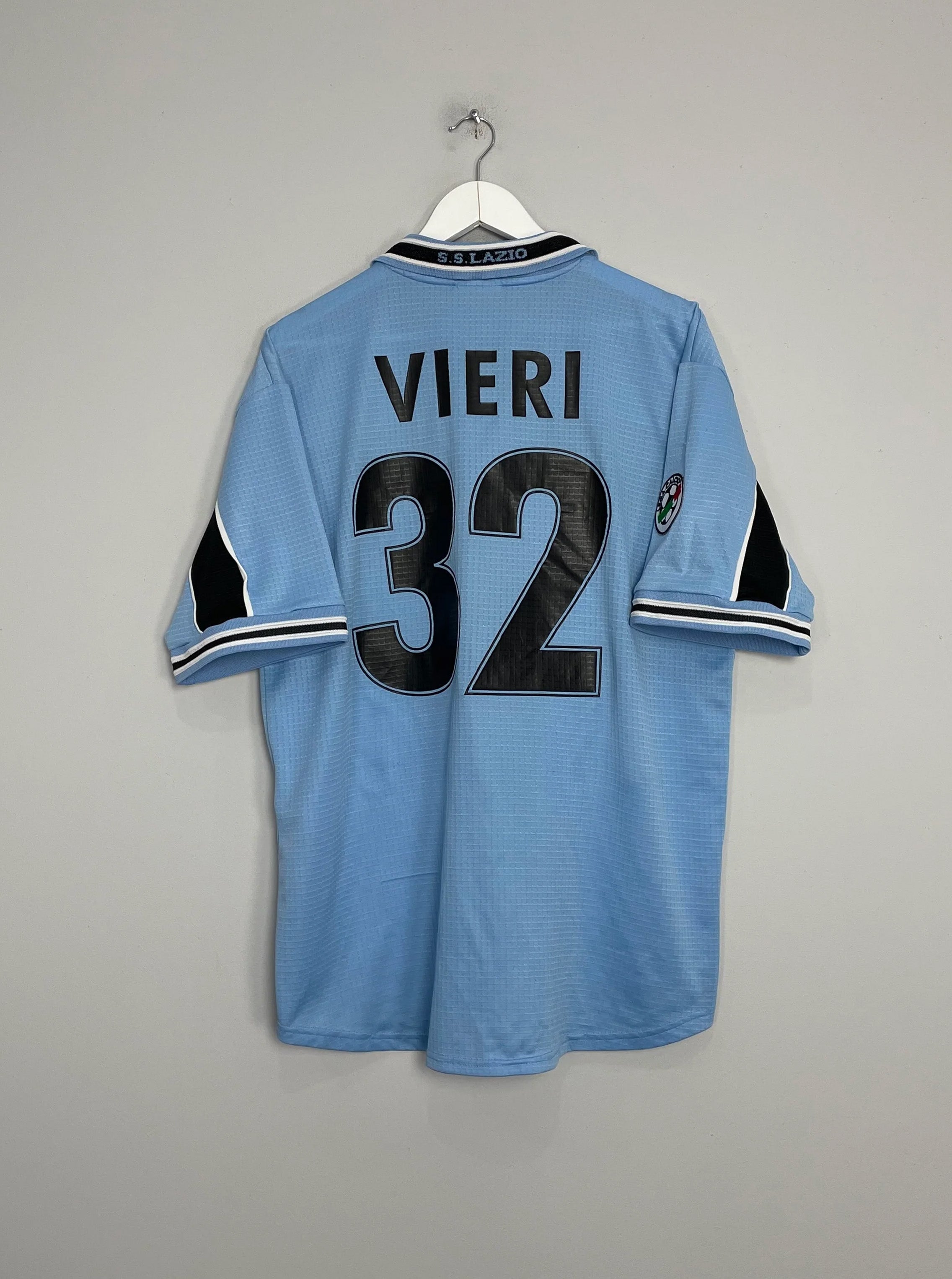 1998/00 LAZIO VIERI #32 HOME SHIRT (XL) PUMA