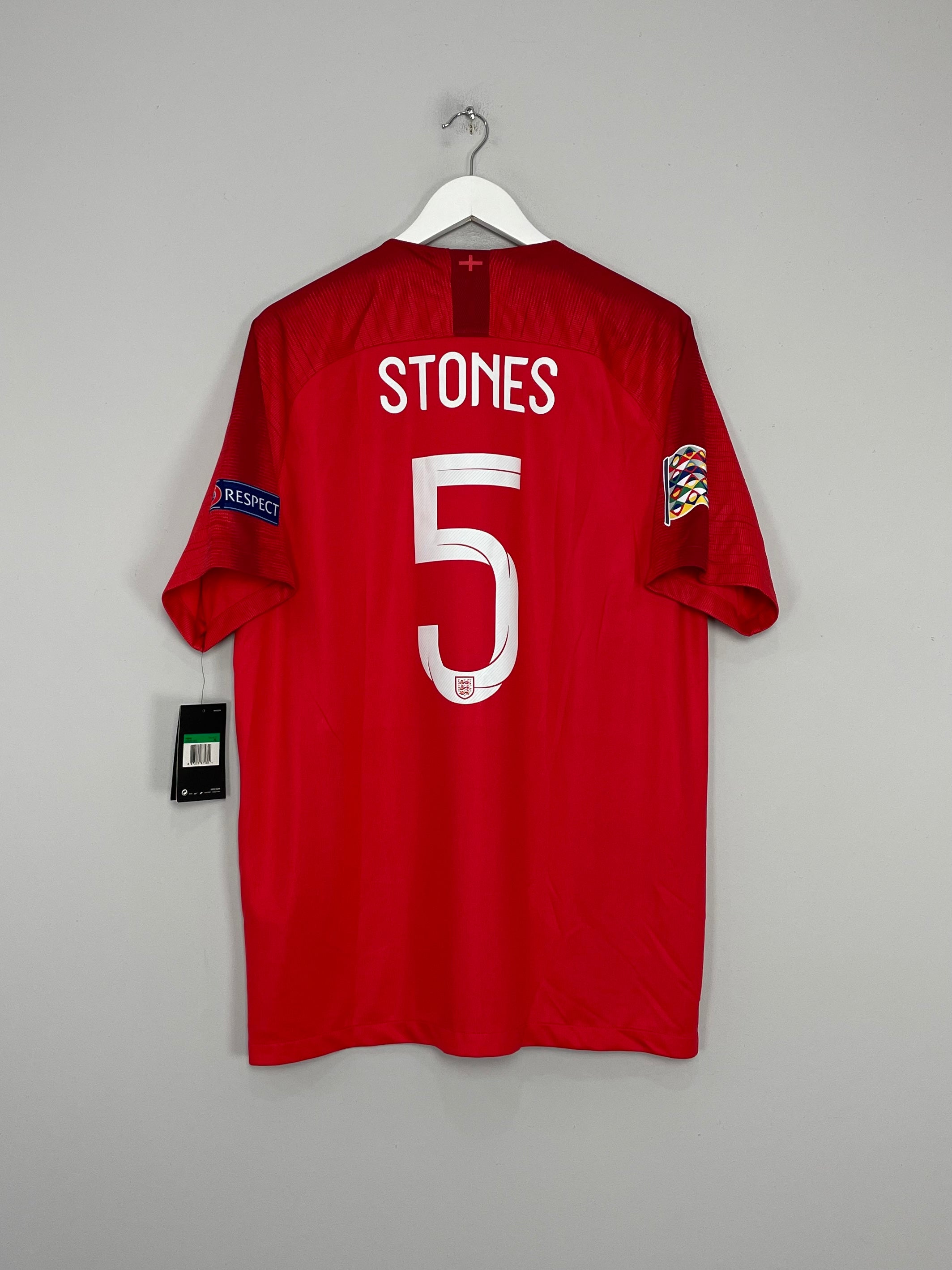 2018/19 ENGLAND STONES #5 *BNWT* AWAY SHIRT (XL) NIKE