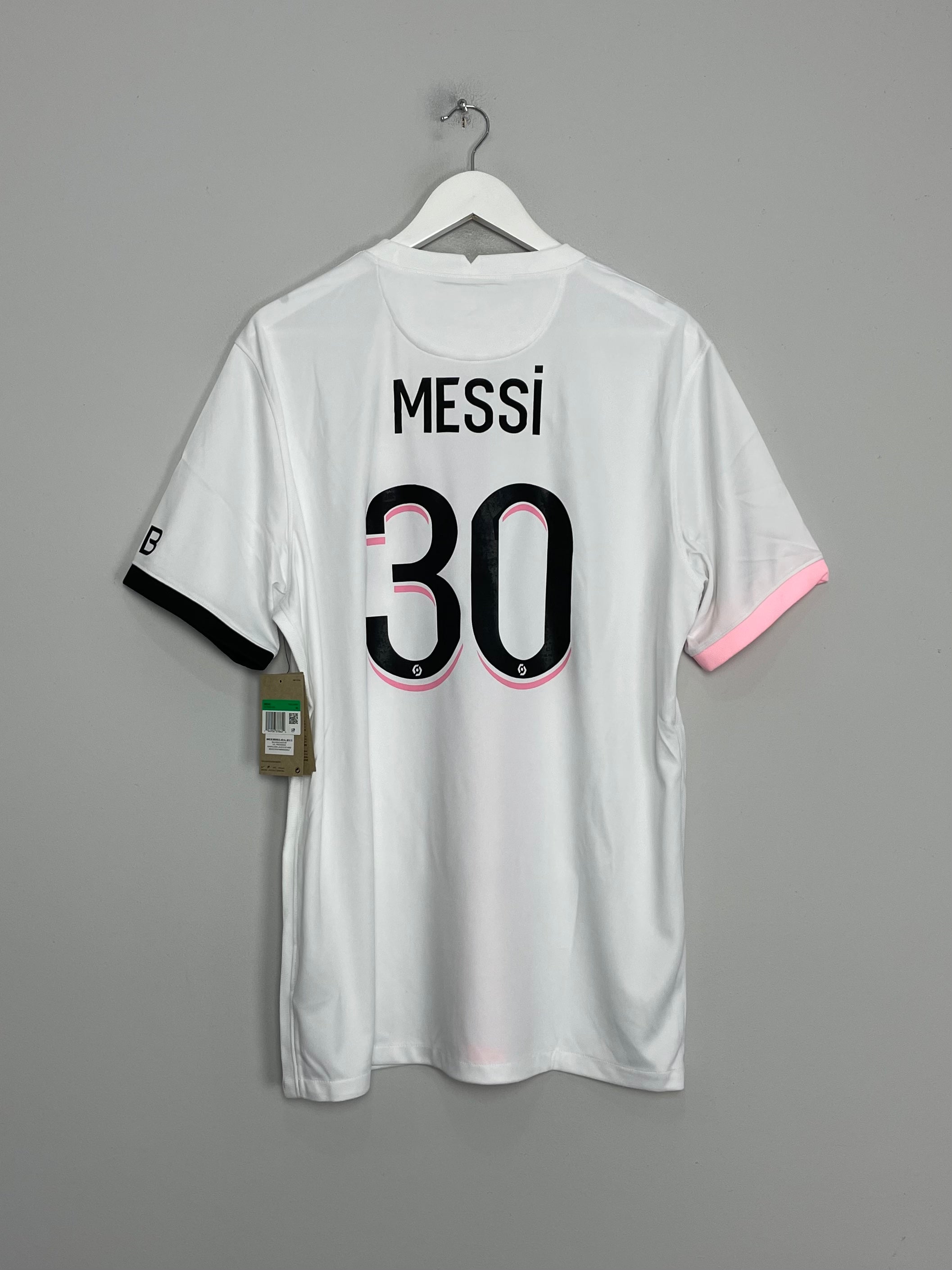 2021/22 PSG MESSI #30 *BNWT* AWAY SHIRT (XL) NIKE