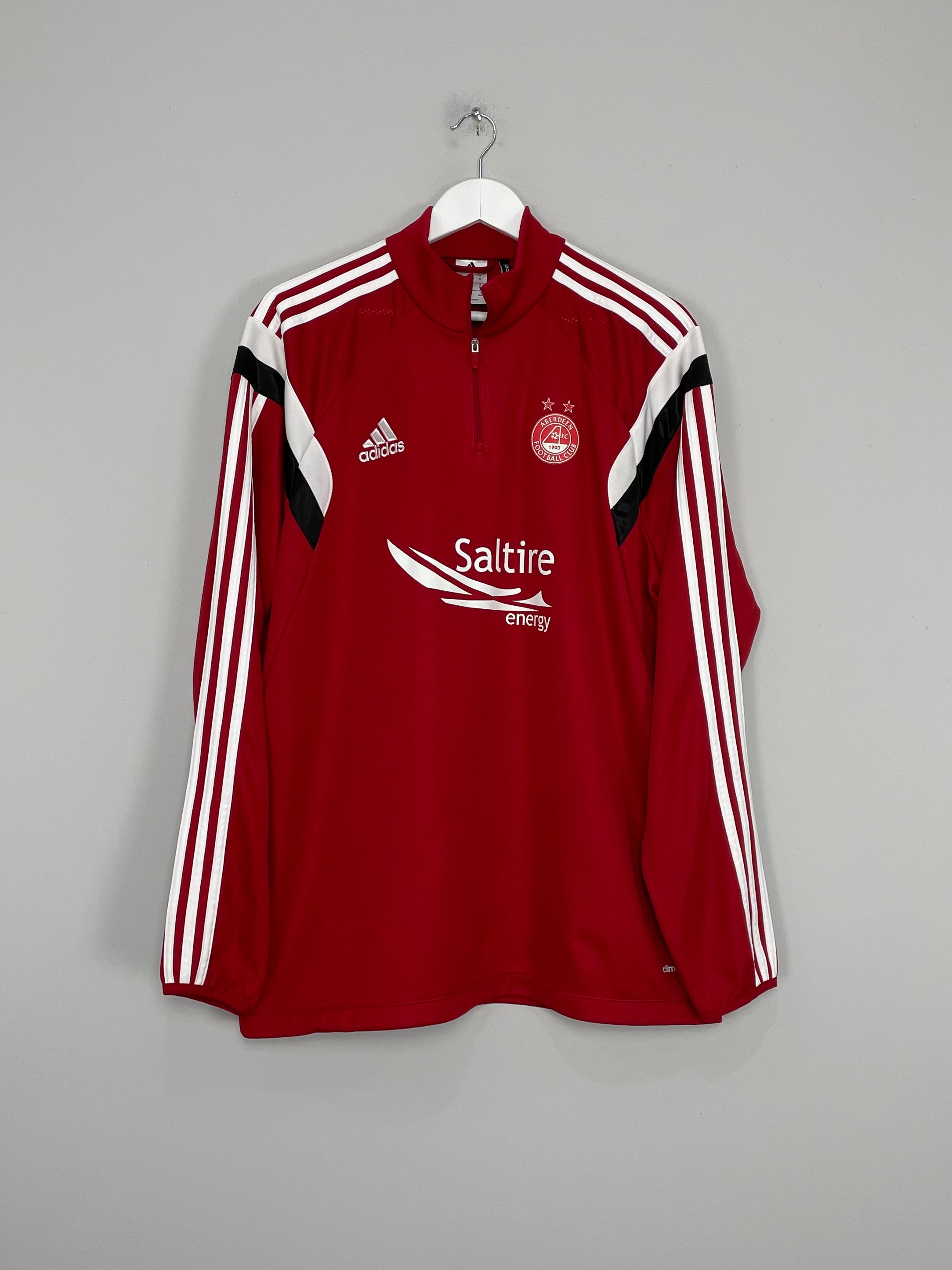 2015/16 ABERDEEN 1/4 ZIP TRAINING TOP (XL) ADIDAS