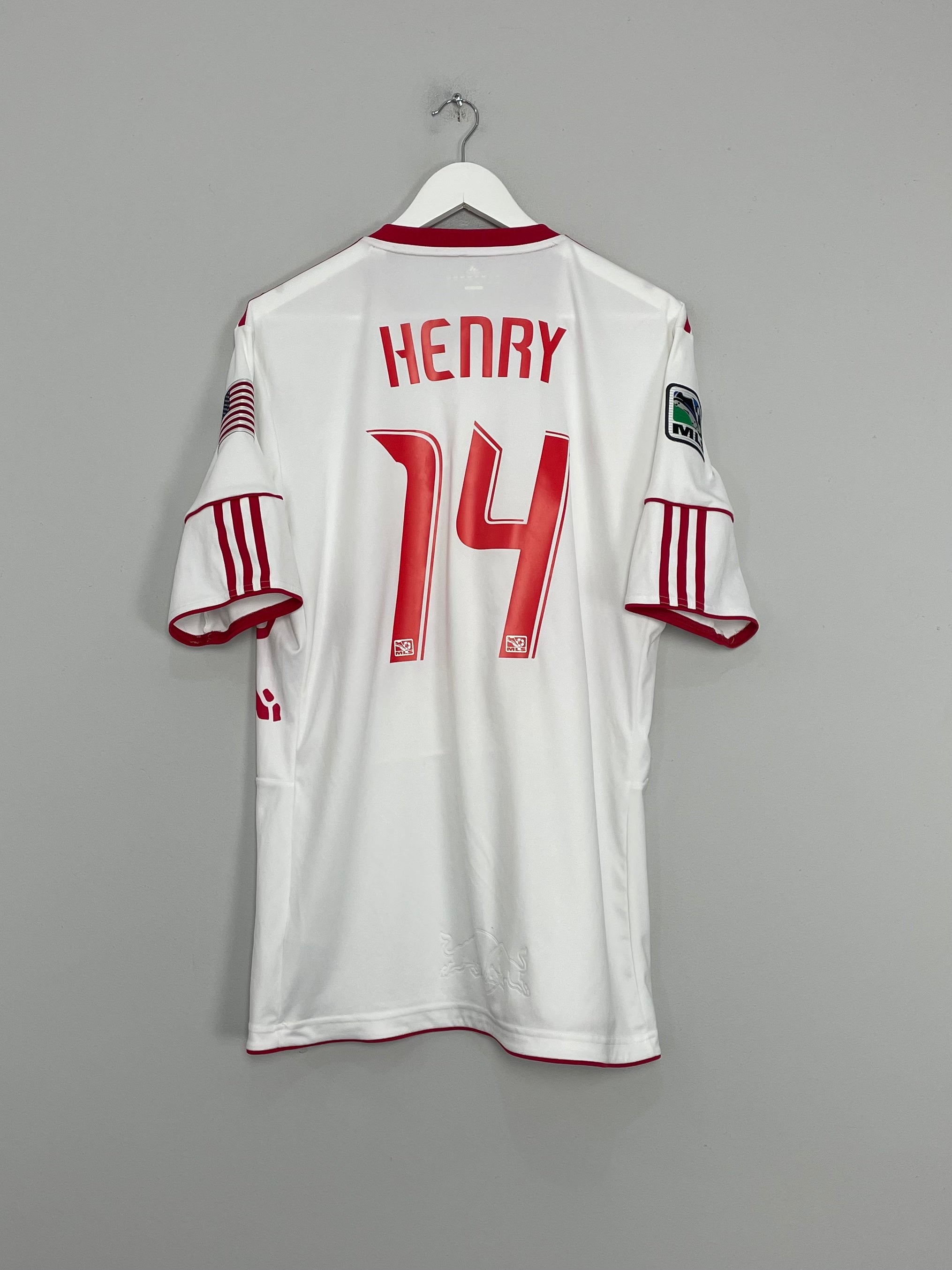 2010/11 NEW YORK RED BULLS HENRY #14 HOME SHIRT (XL) ADIDAS