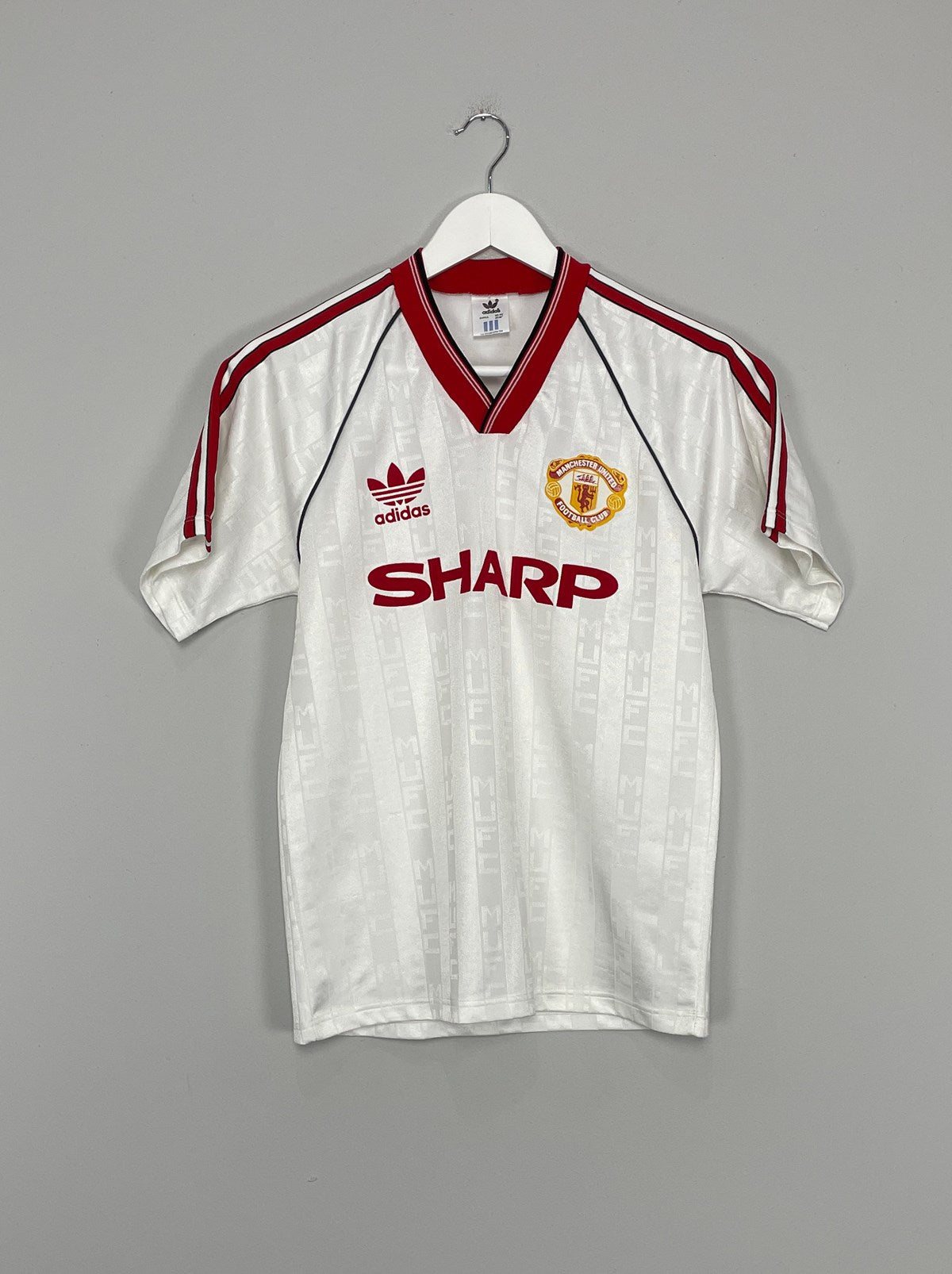 1988/90 MANCHESTER UNITED AWAY SHIRT (S) ADIDAS