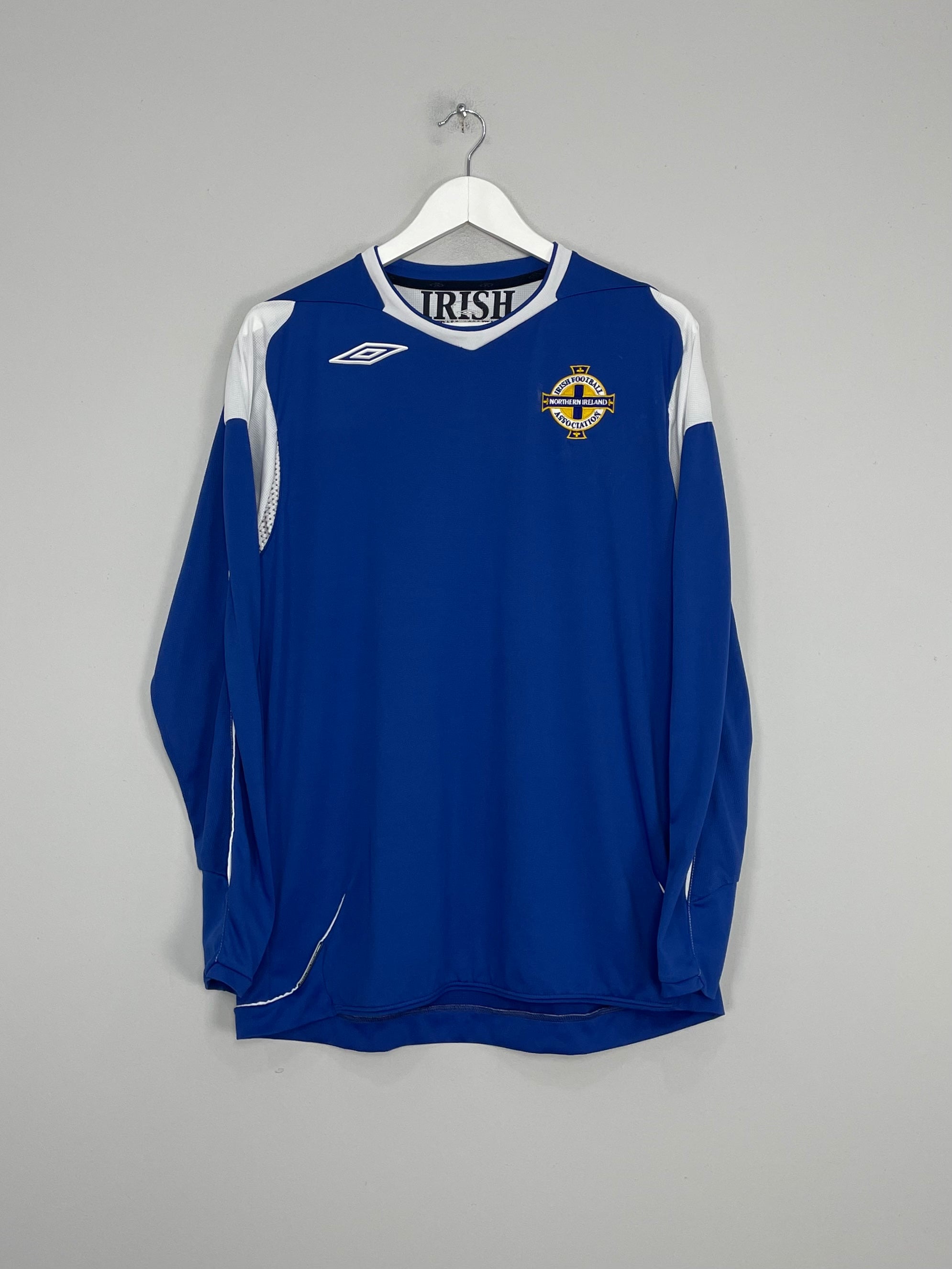 2006/07 NORTHERN IRELAND L/S AWAY SHIRT (L) UMBRO