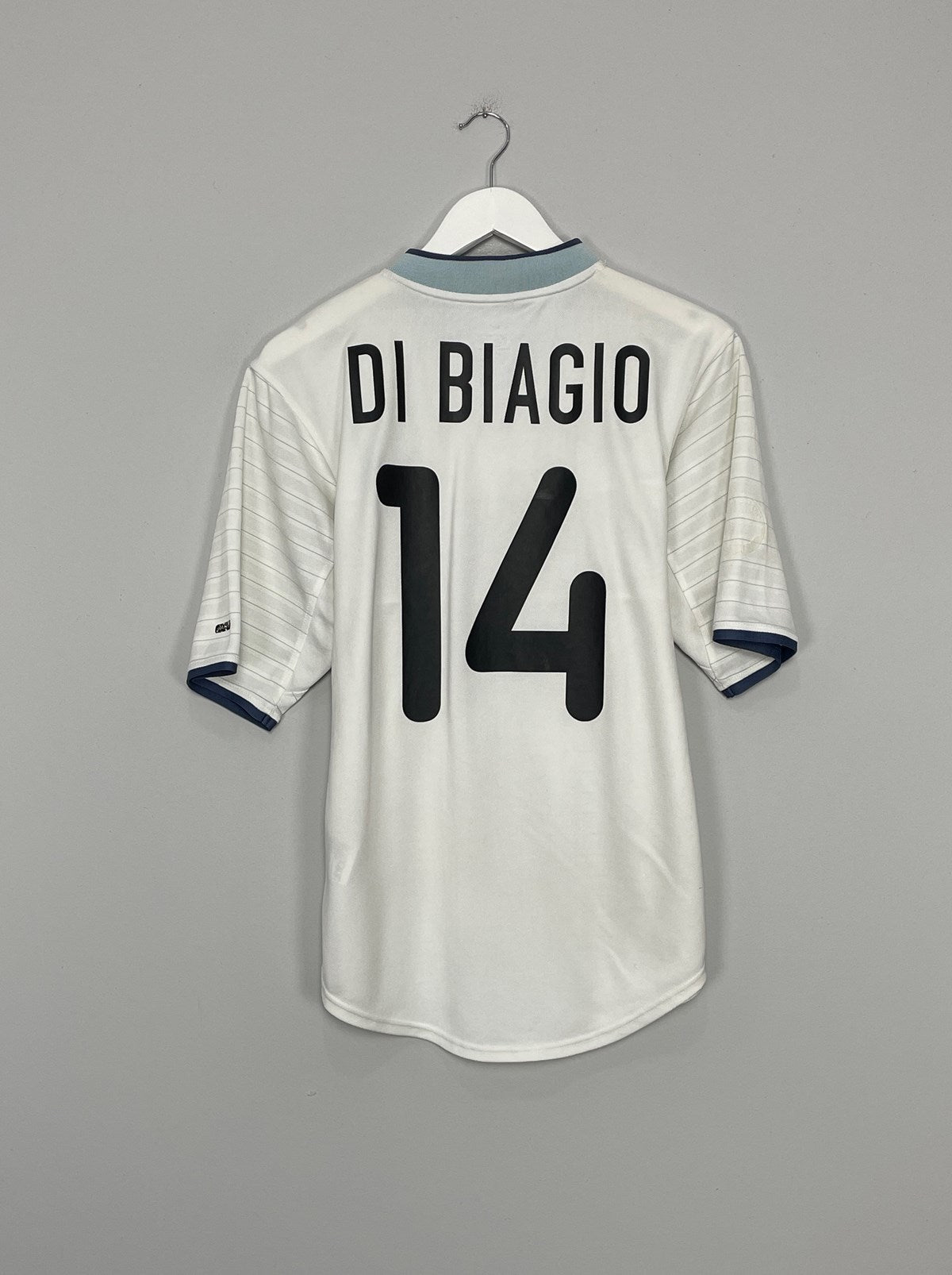 2000/01 INTER MILAN DI BIAGIO #14 AWAY SHIRT (M) NIKE