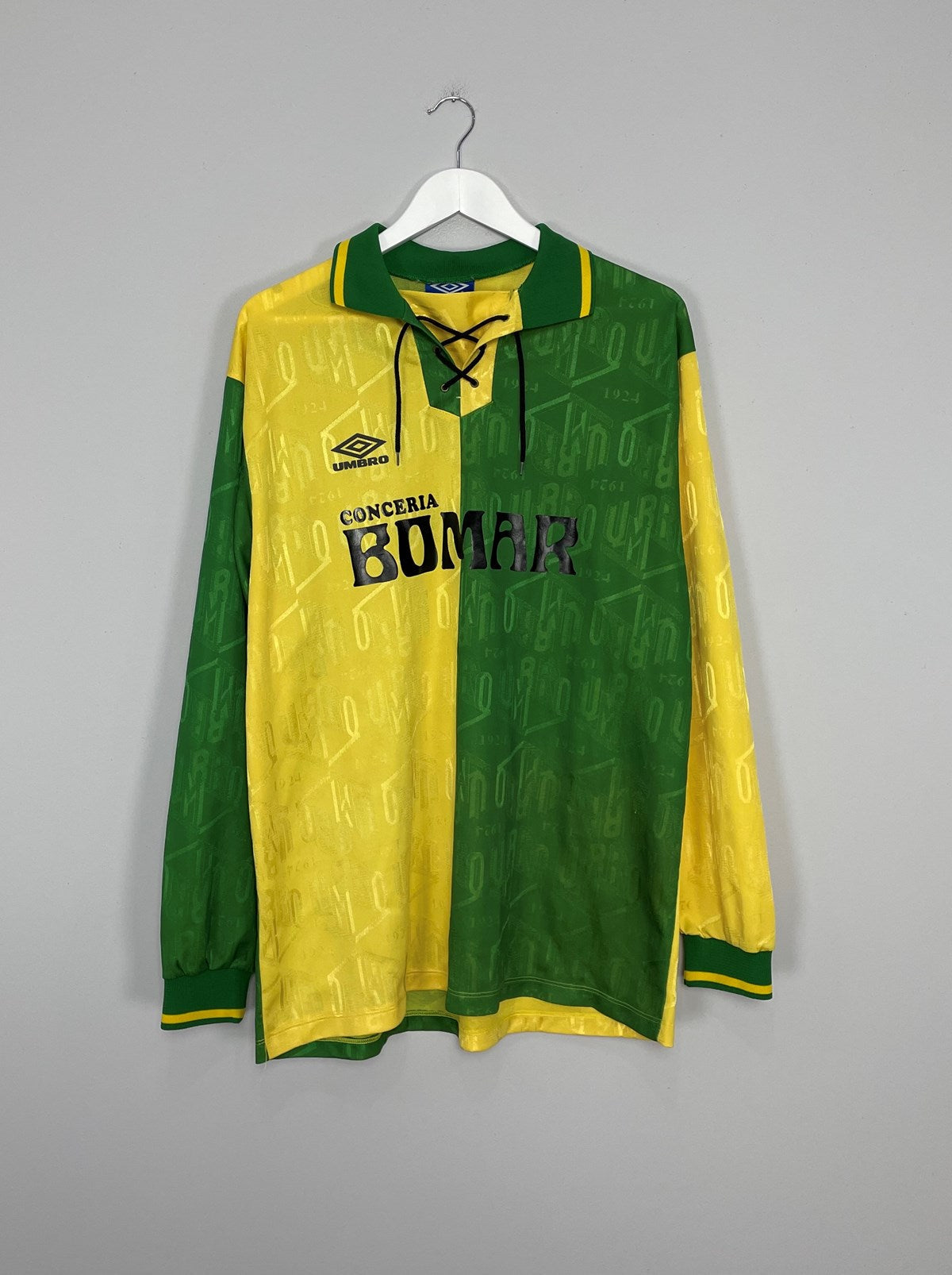 1992/94 UMBRO #14 L/S TEMPLATE SHIRT (XL)