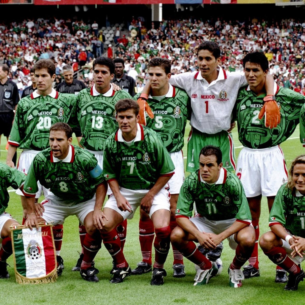 Mexico Jersey Retro 1998 Soccer Jersey Men's Long Sleeve 