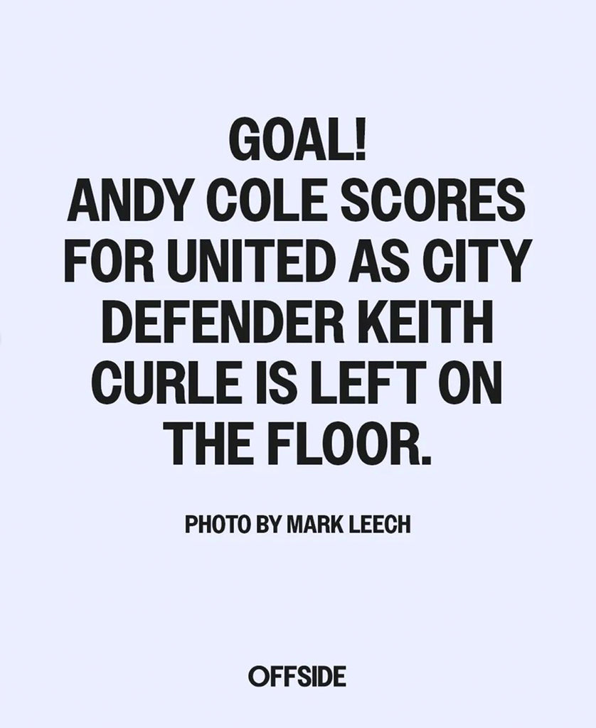 cult kits offside feature andy cole goal description