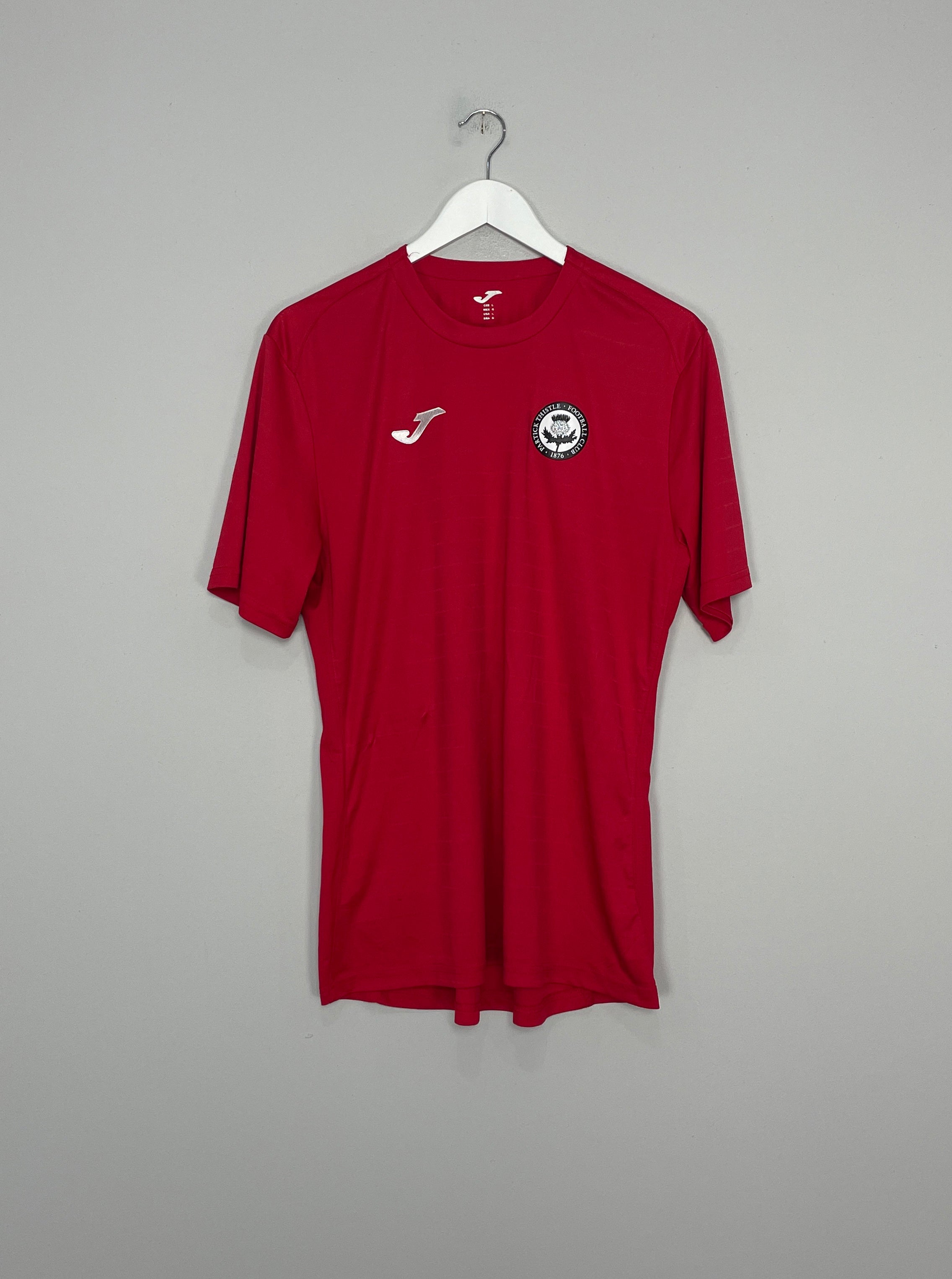 2015/16 PARTICK THISTLE TRAINING SHIRT (L) JOMA