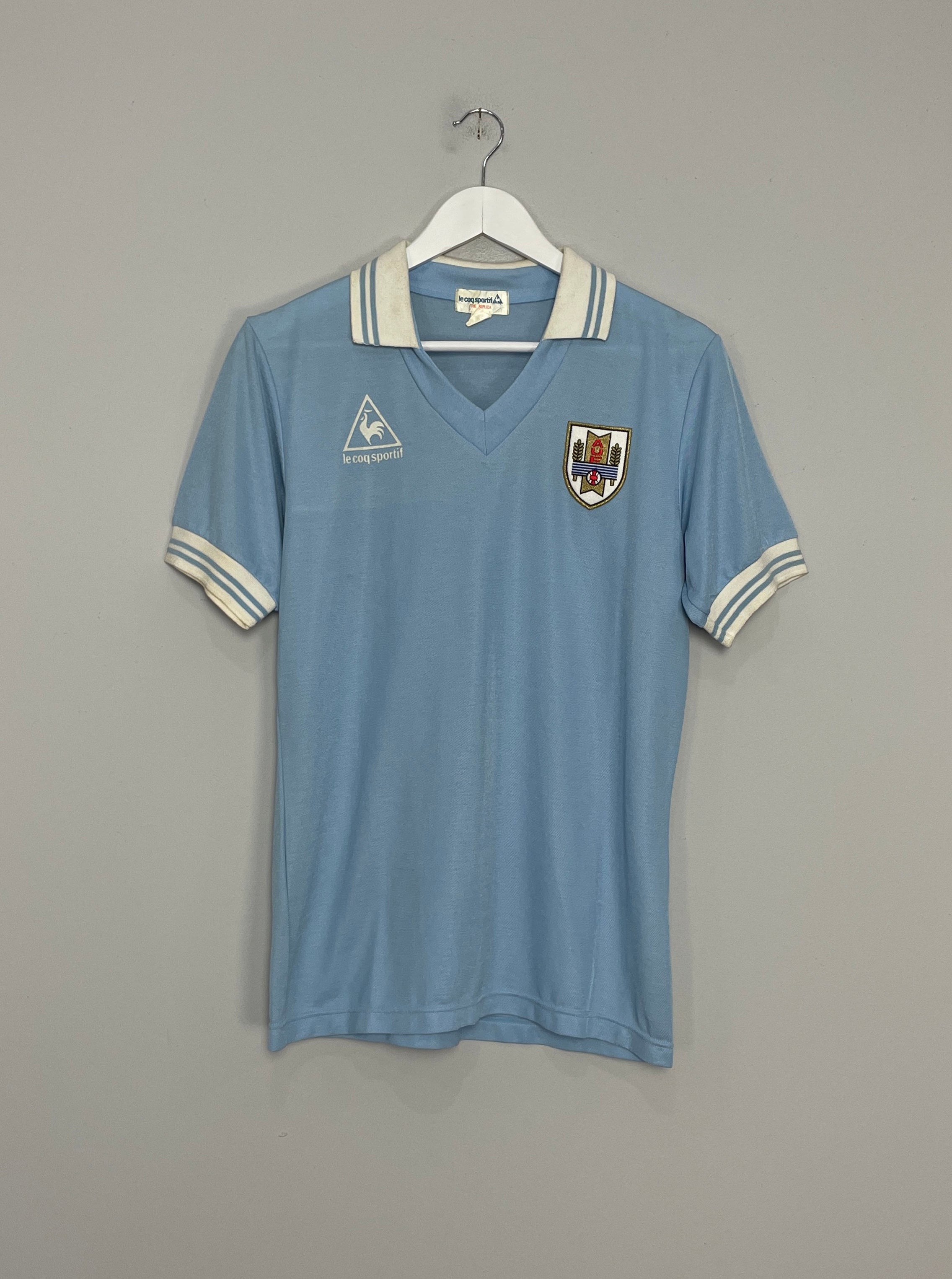 1988/90 URUGUAY HOME SHIRT (M) LE COQ SPORTIF