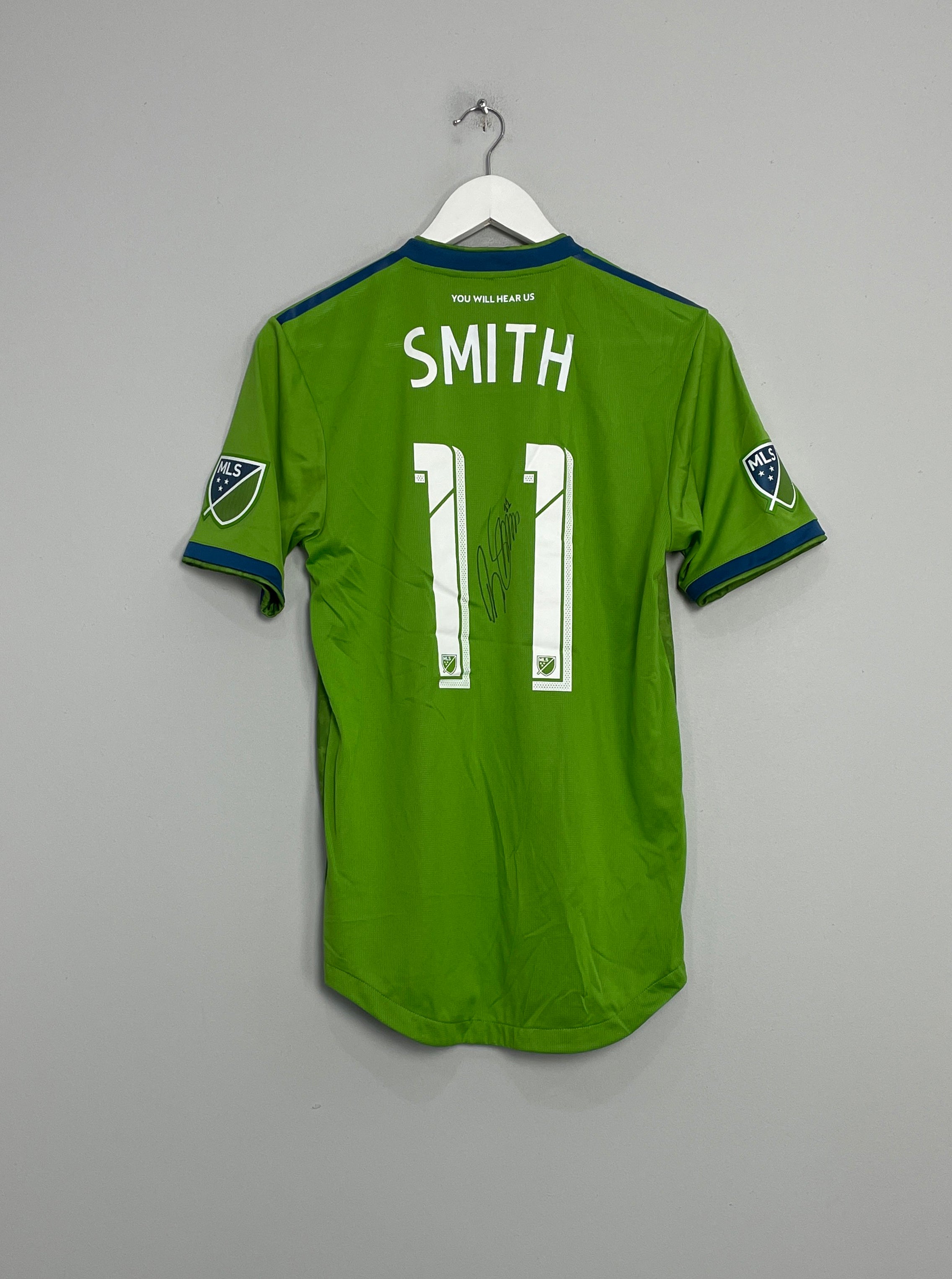 2019/20 SEATTLE SOUNDERS SMITH #17 *MATCH ISSUE + SIGNED* HOME SHIRT (S) ADIDAS