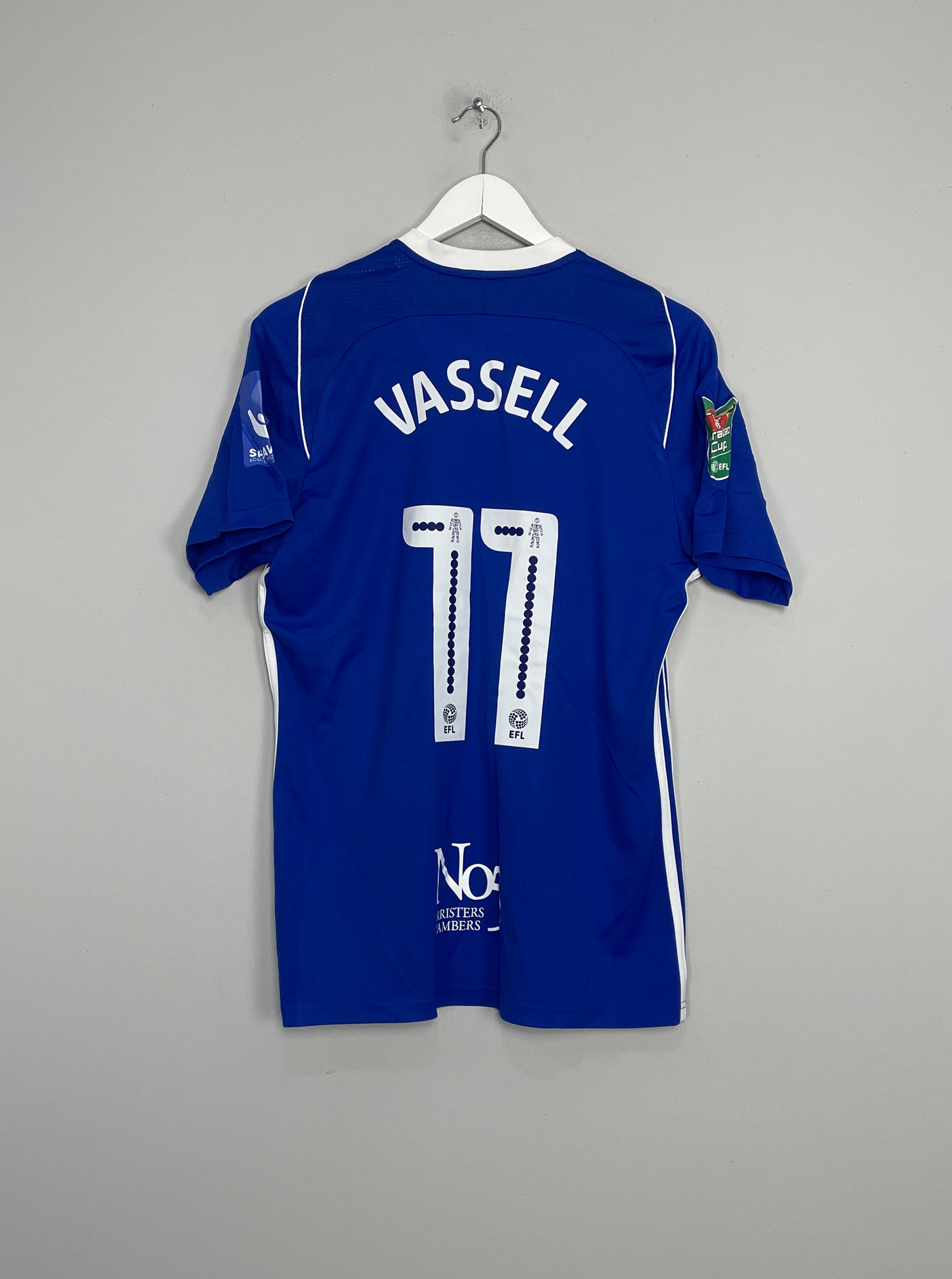 2016/17 BIRMINGHAM CITY VASSELL #11 *MATCH ISSUE* CUP HOME SHIRT (M) ADIDAS