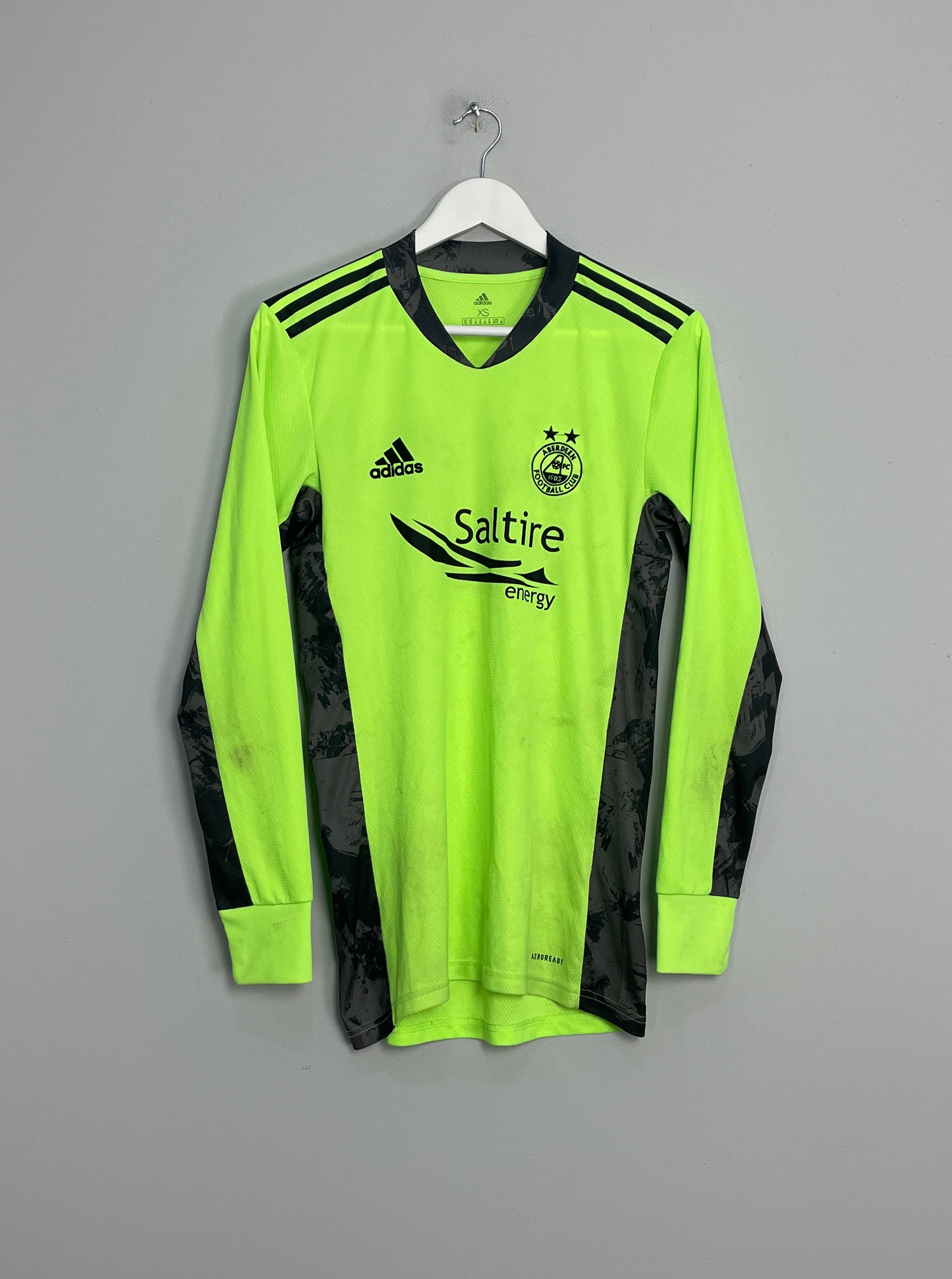 2019/20 ABERDEEN GK SHIRT (XS) ADIDAS