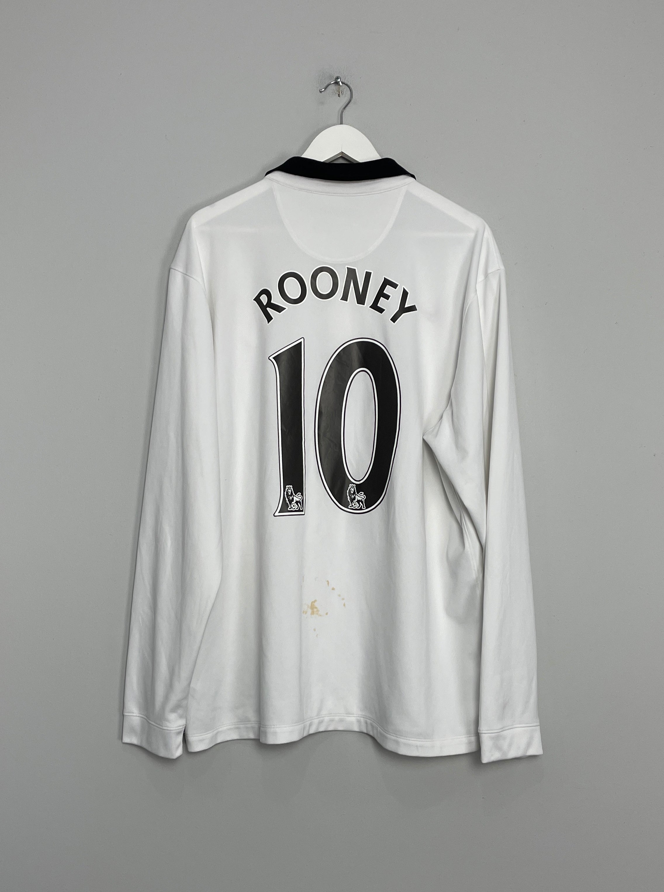 2014/15 MANCHESTER UNITED ROONEY #10 L/S HOME SHIRT (XXL) NIKE