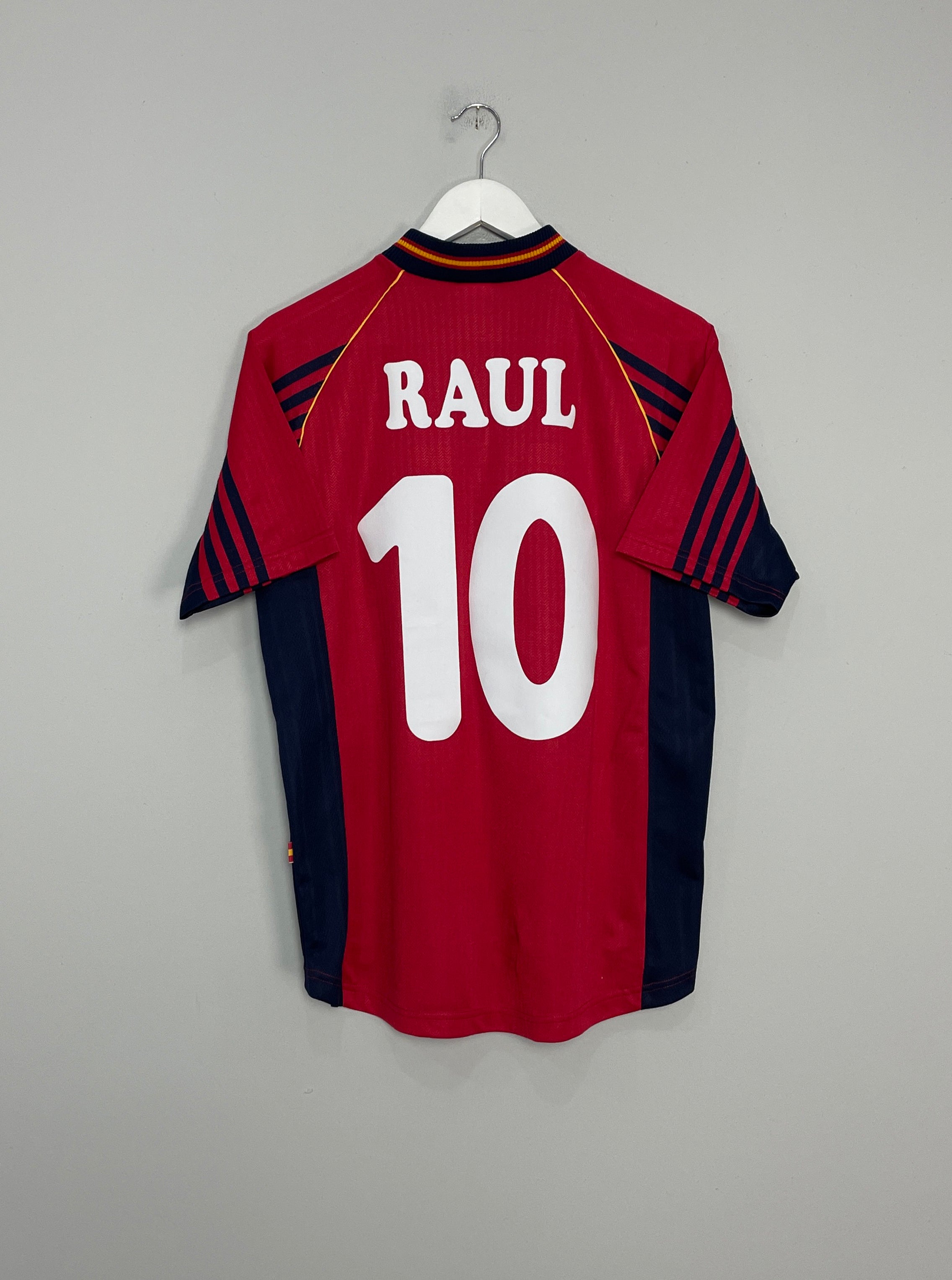 1998/99 SPAIN RAUL #10 HOME SHIRT (XL.BOYS) ADIDAS