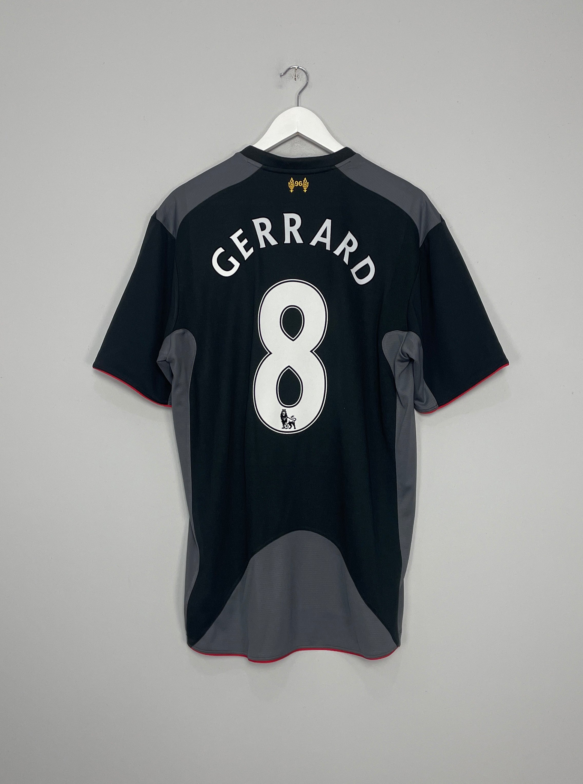 2012/13 LIVERPOOL GERRARD #8 AWAY SHIRT (XL) WARRIOR