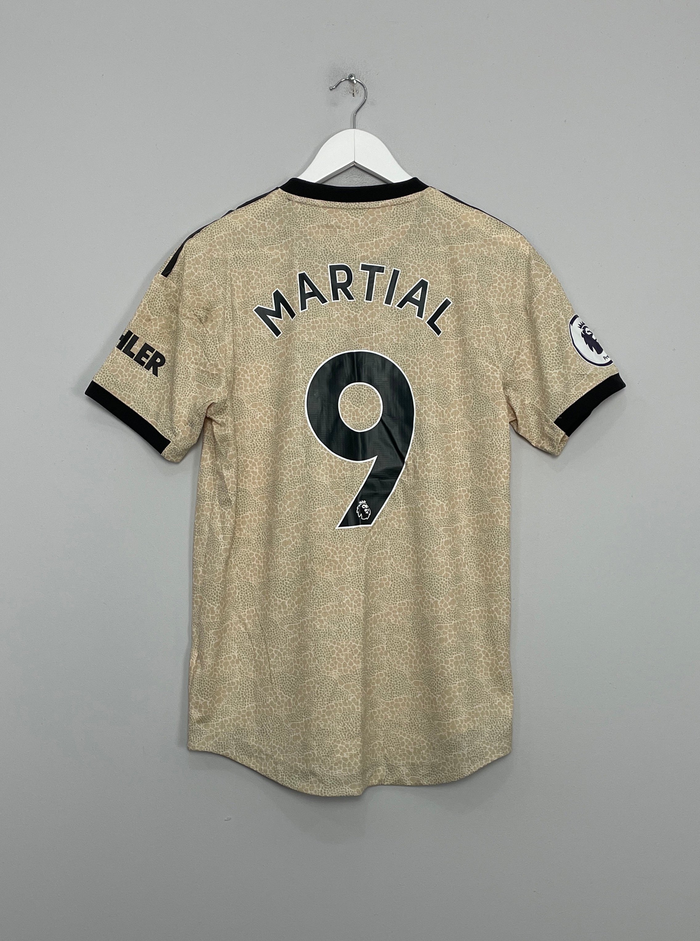 2019/20 MANCHESTER UNITED MARTIAL #9 *MATCH ISSUE* AWAY SHIRT (M) ADIDAS