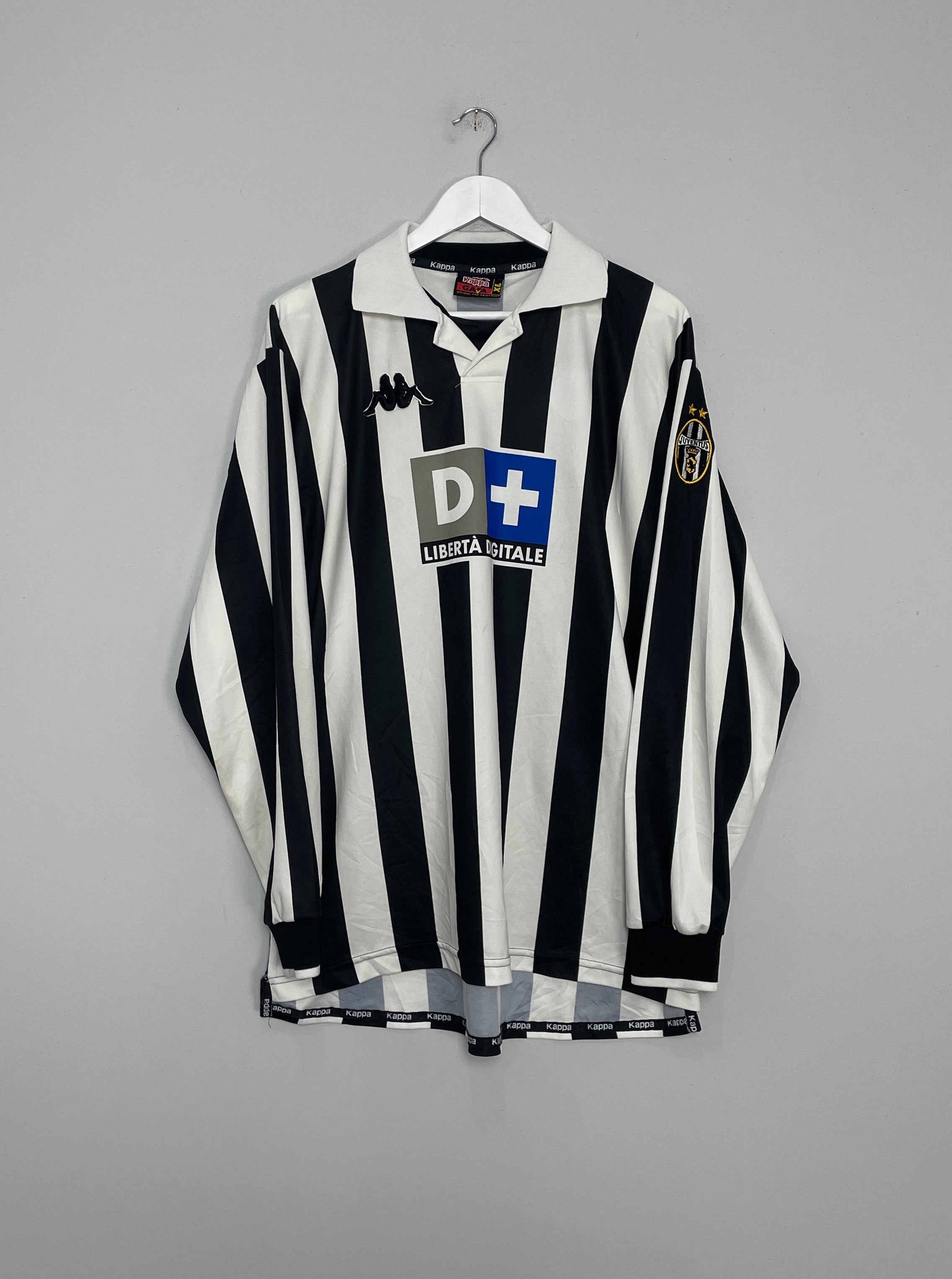 1998/99 JUVENTUS L/S HOME SHIRT (XL) KAPPA