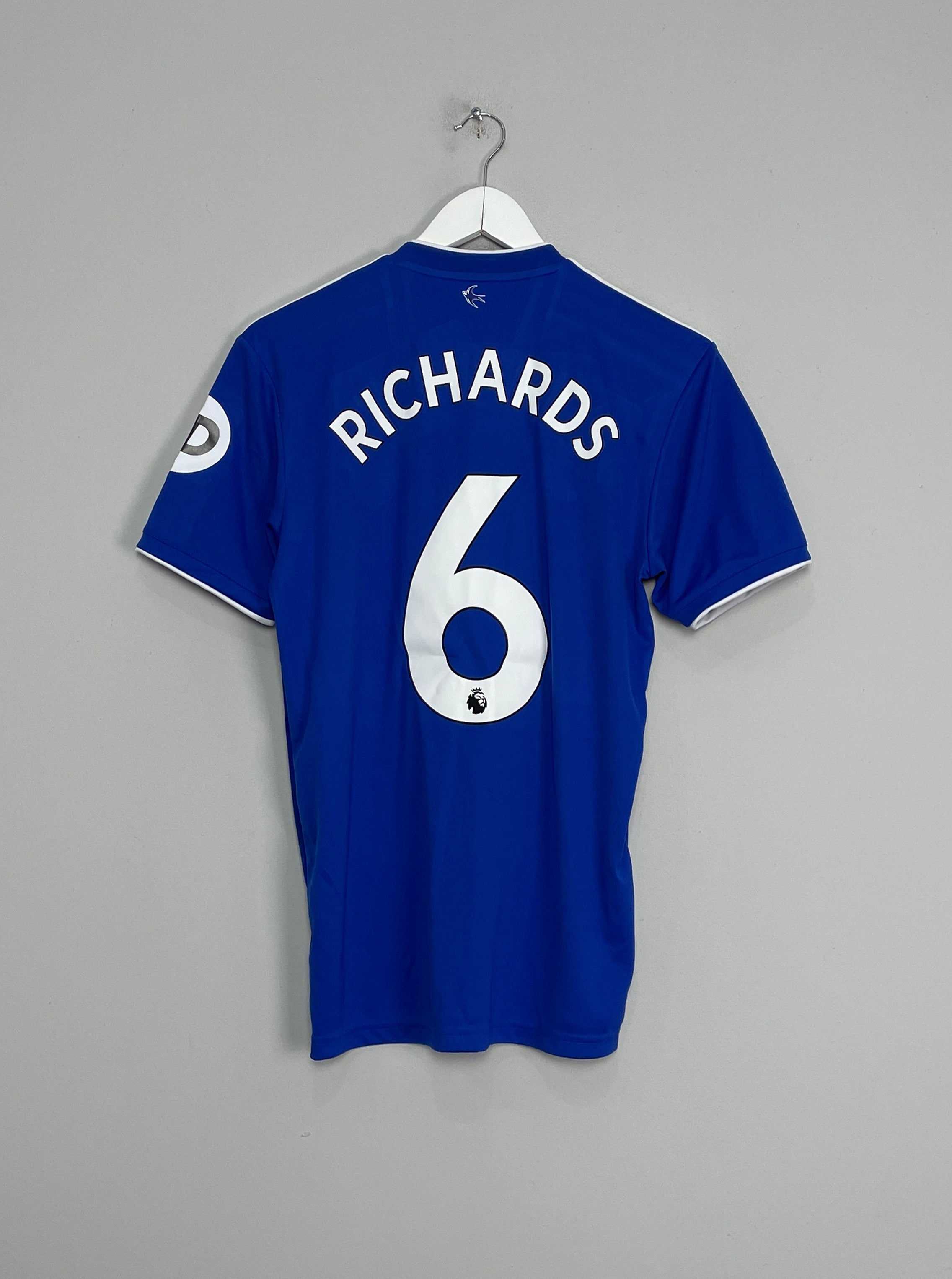 2018/19 CARDIFF CITY RICHARDS #6 *MATCH ISSUE* HOME SHIRT (S) ADIDAS