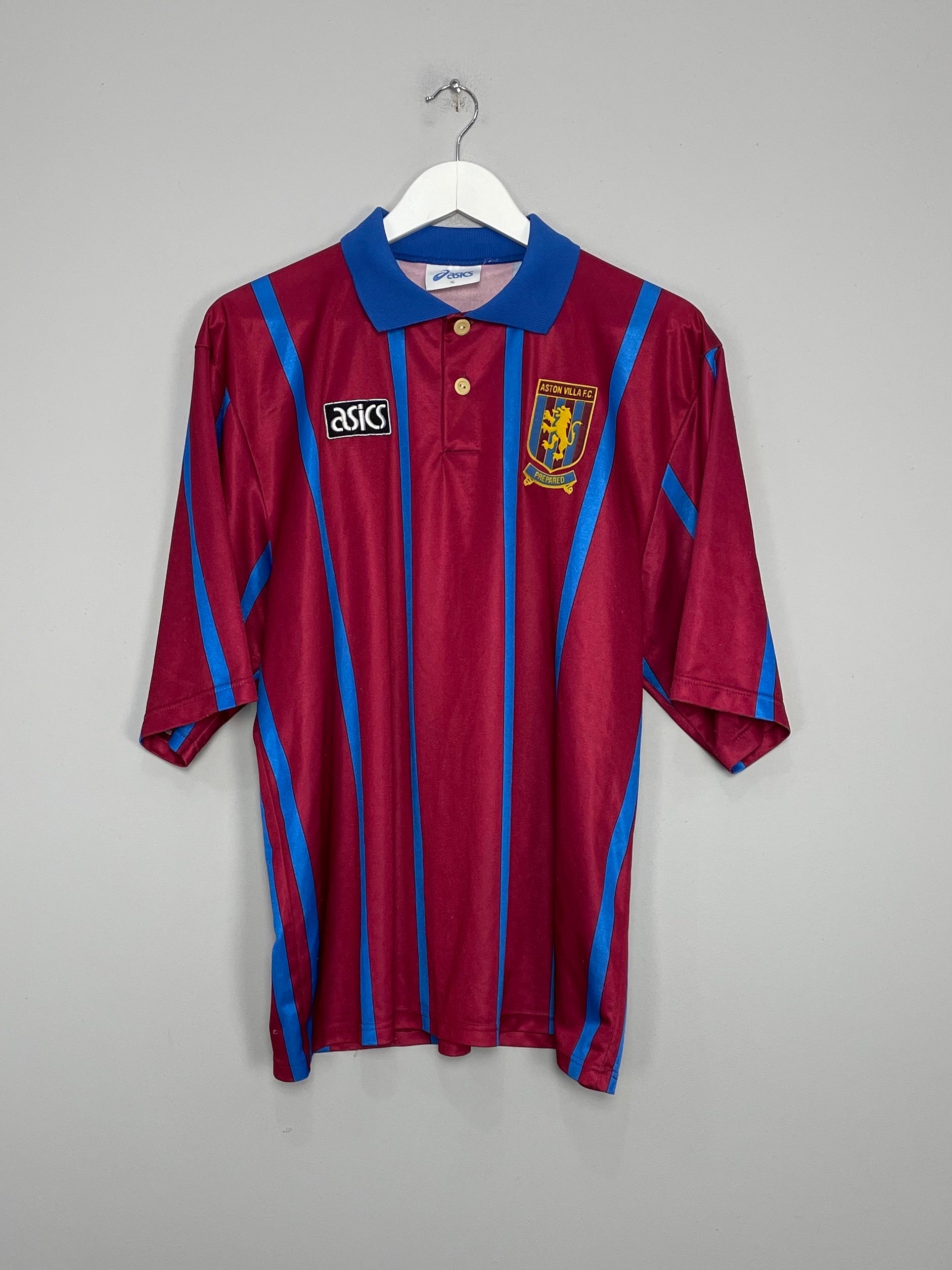 1993/95 ASTON VILLA HOME SHIRT (XL) ASICS