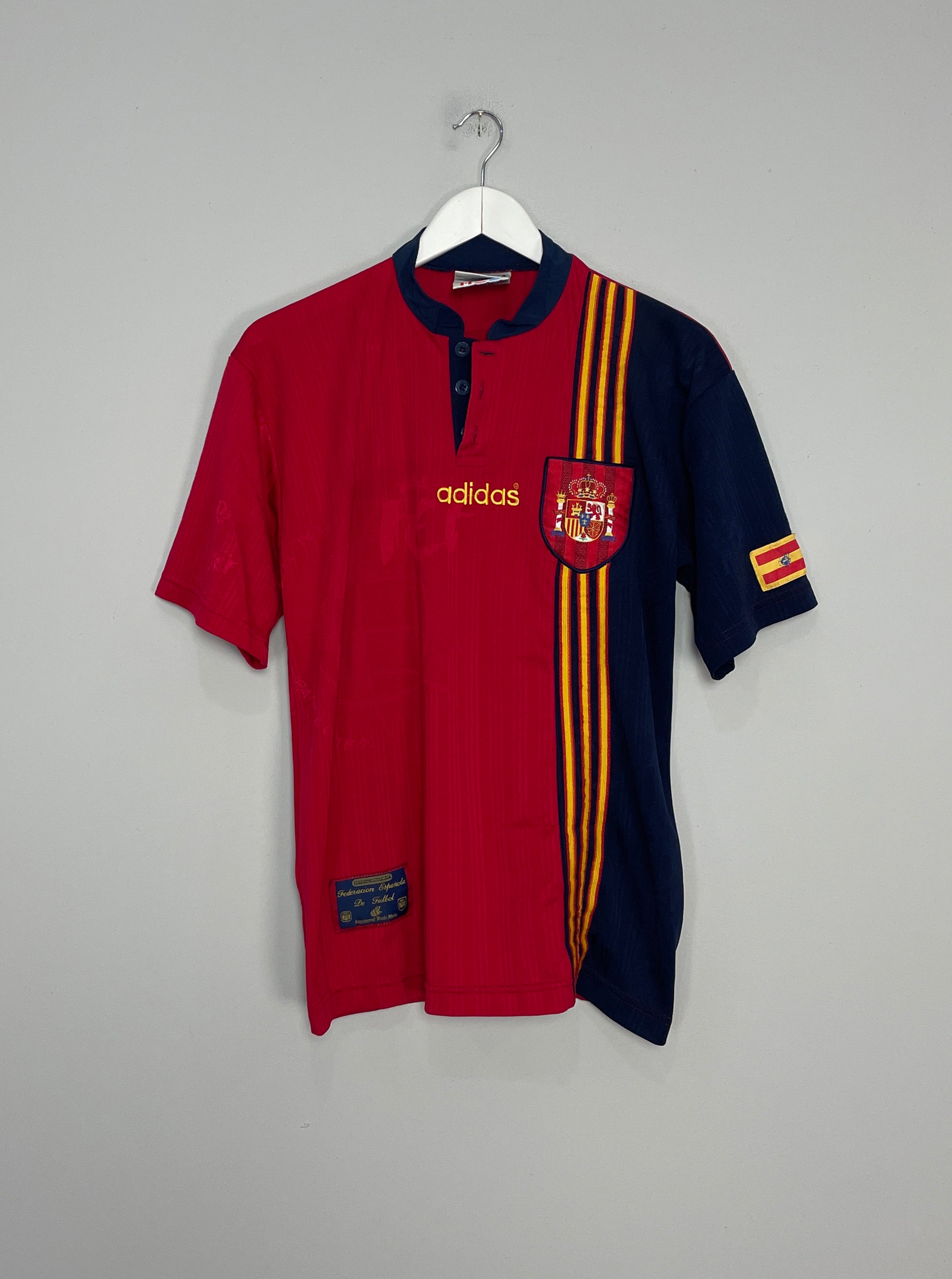 1996/98 SPAIN HOME SHIRT (M) ADIDAS