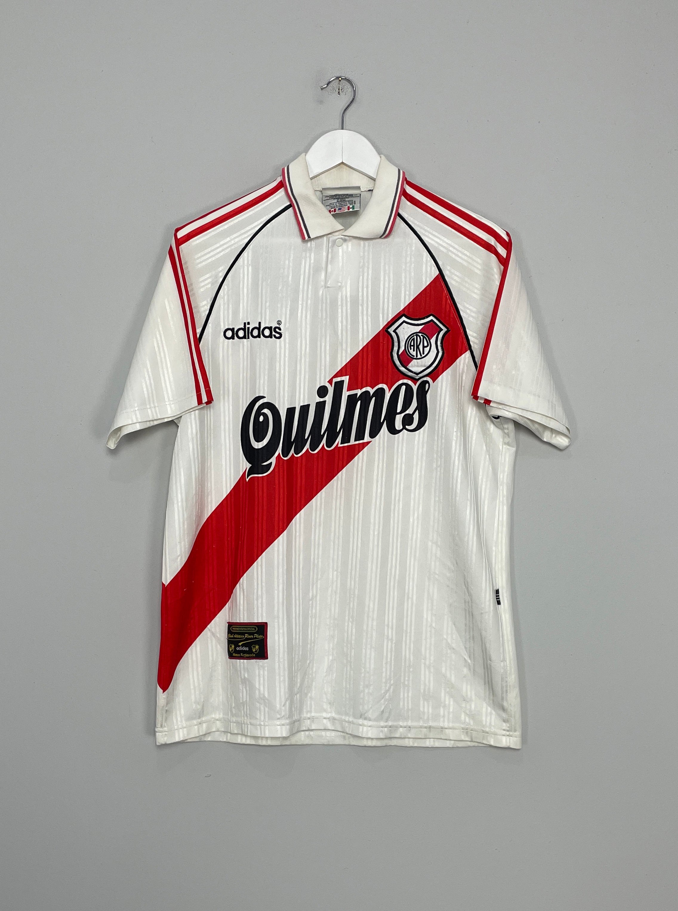 1995/96 RIVER PLATE HOME SHIRT (M) ADIDAS