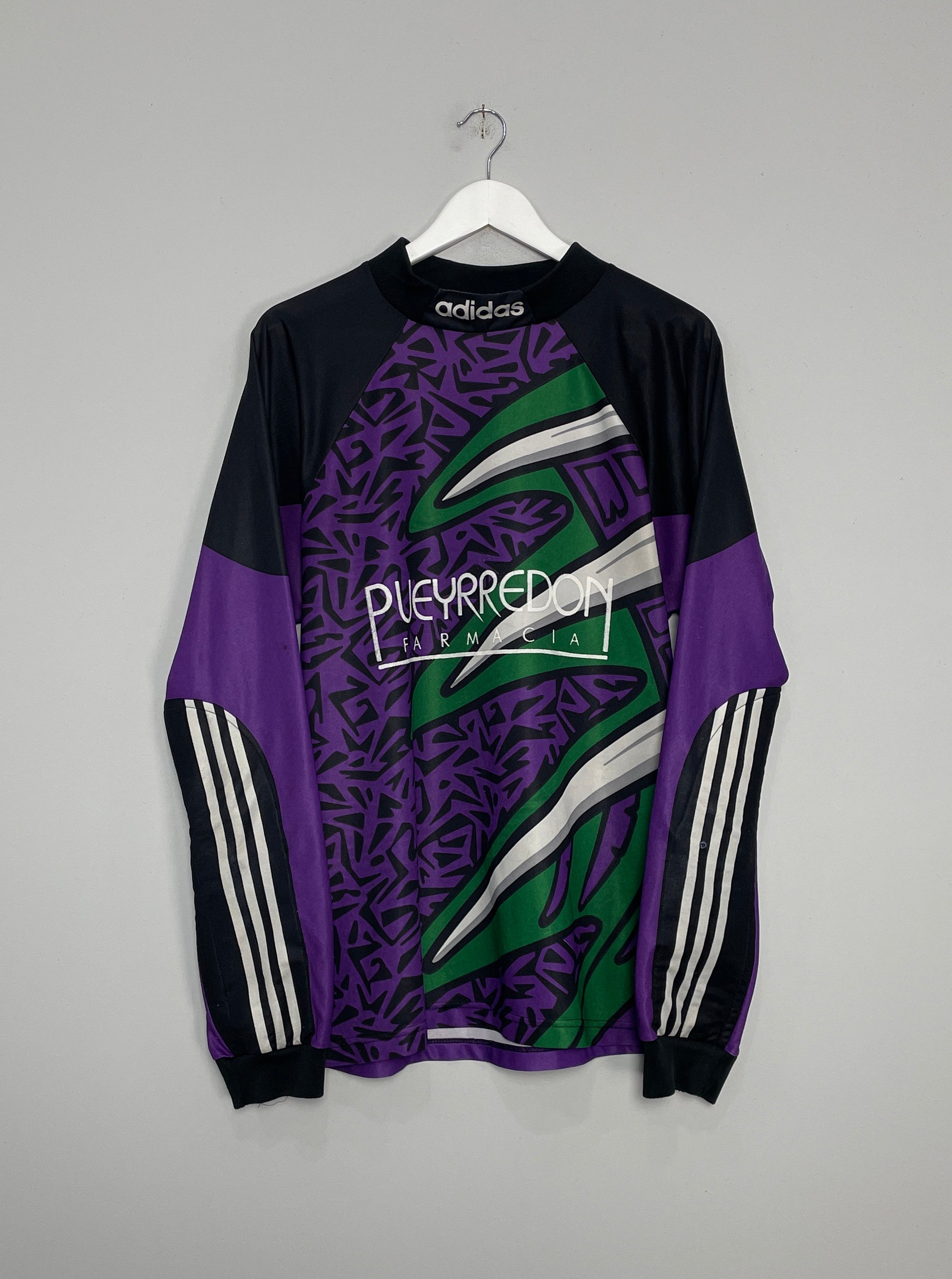 1995/96 CLUB PUEYRREDON #12 GK SHIRT (XL) ADIDAS